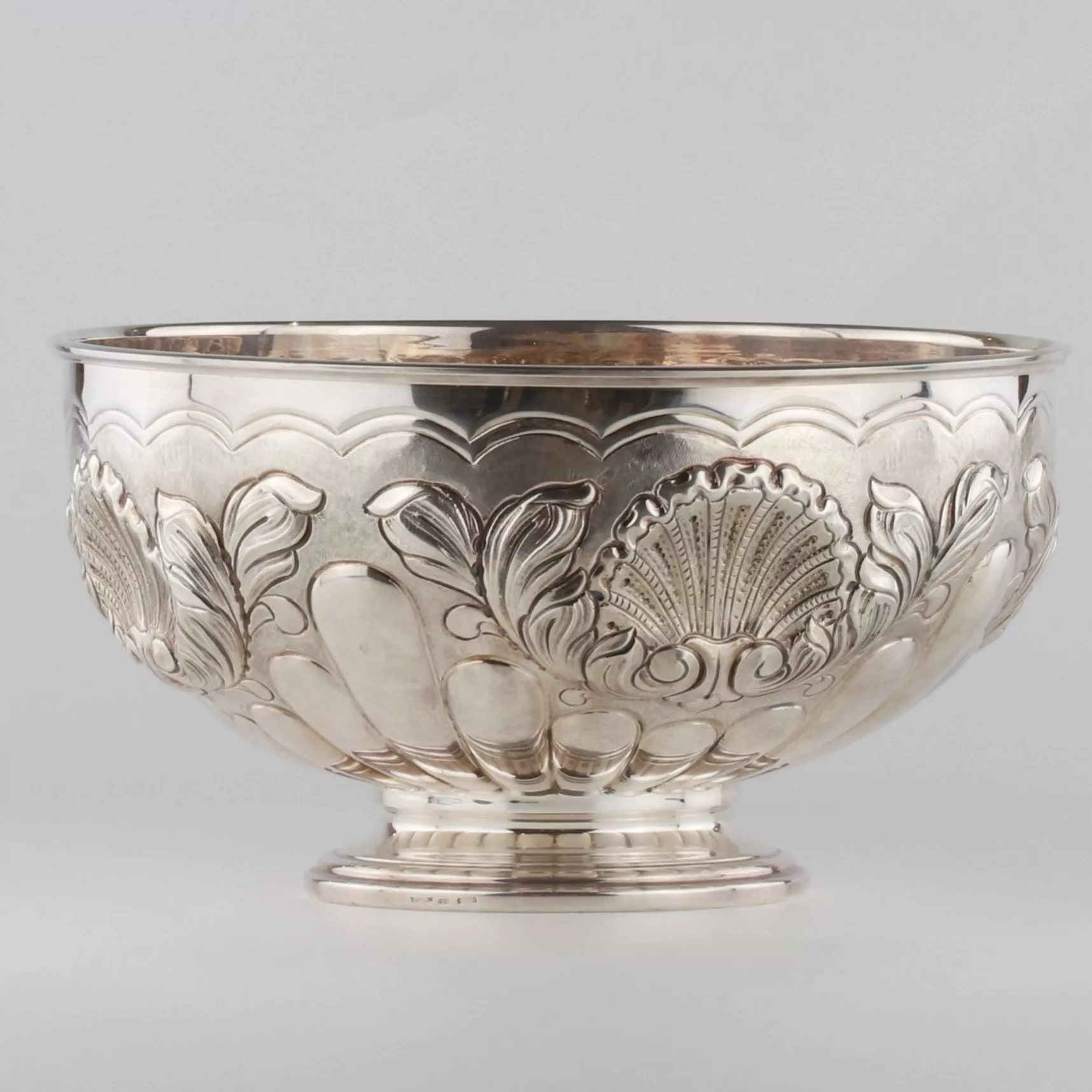 Silver champagne bowl. Italy. Pampaloni.