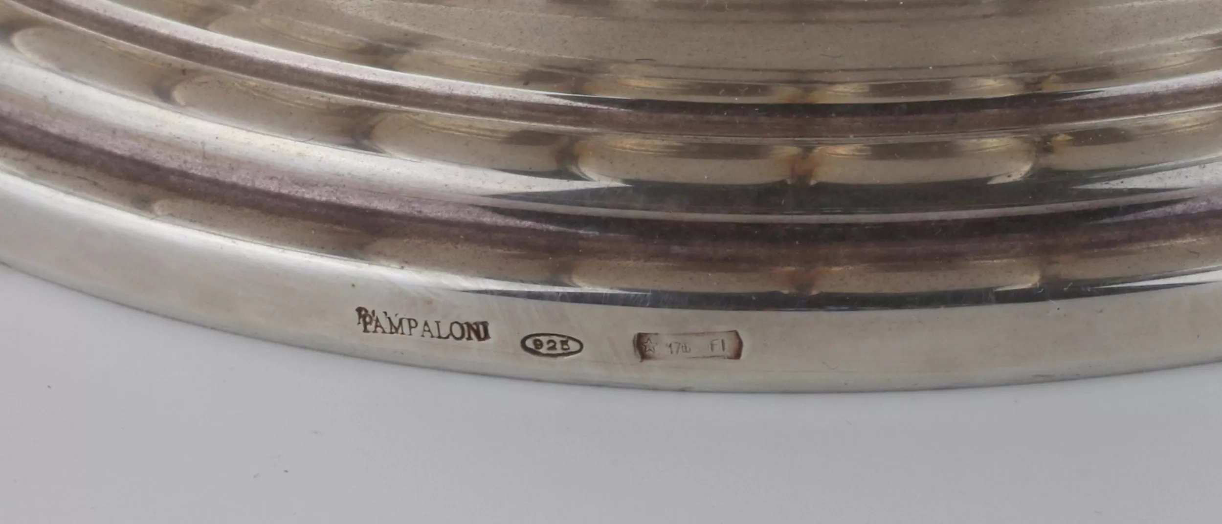Silver champagne bowl. Italy. Pampaloni.