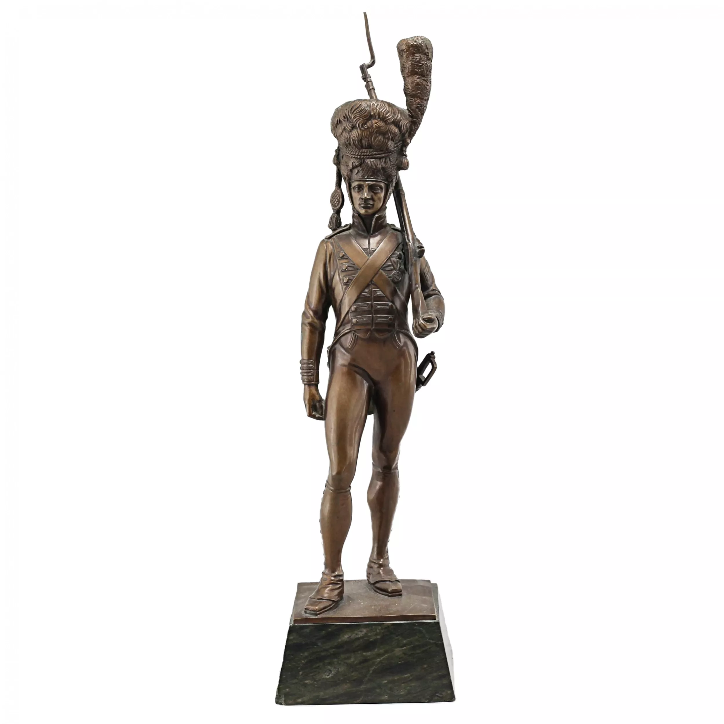 Figurine en bronze Soldat «FR. BERNAUER München »