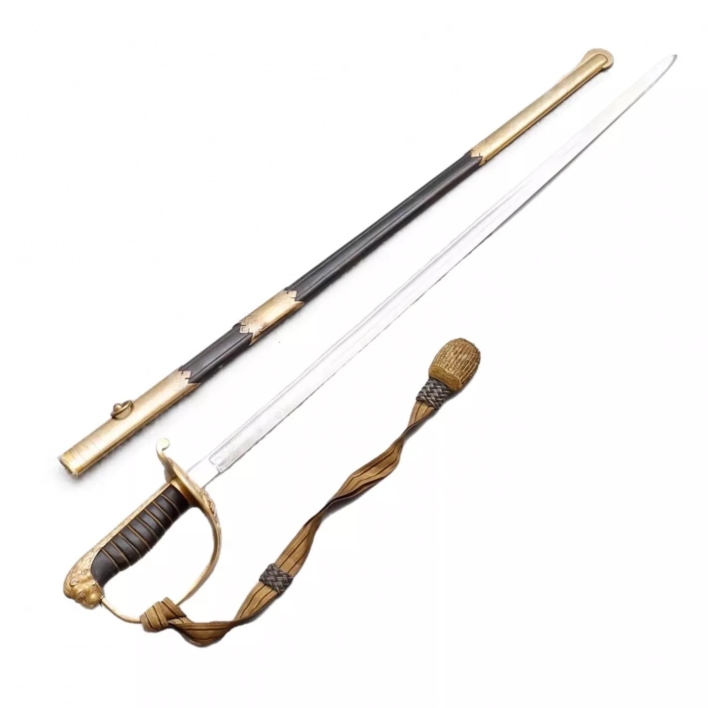 SABRE D`OFFICIER DE LA MARINE SUÉDOISE. MODÈLE 1876