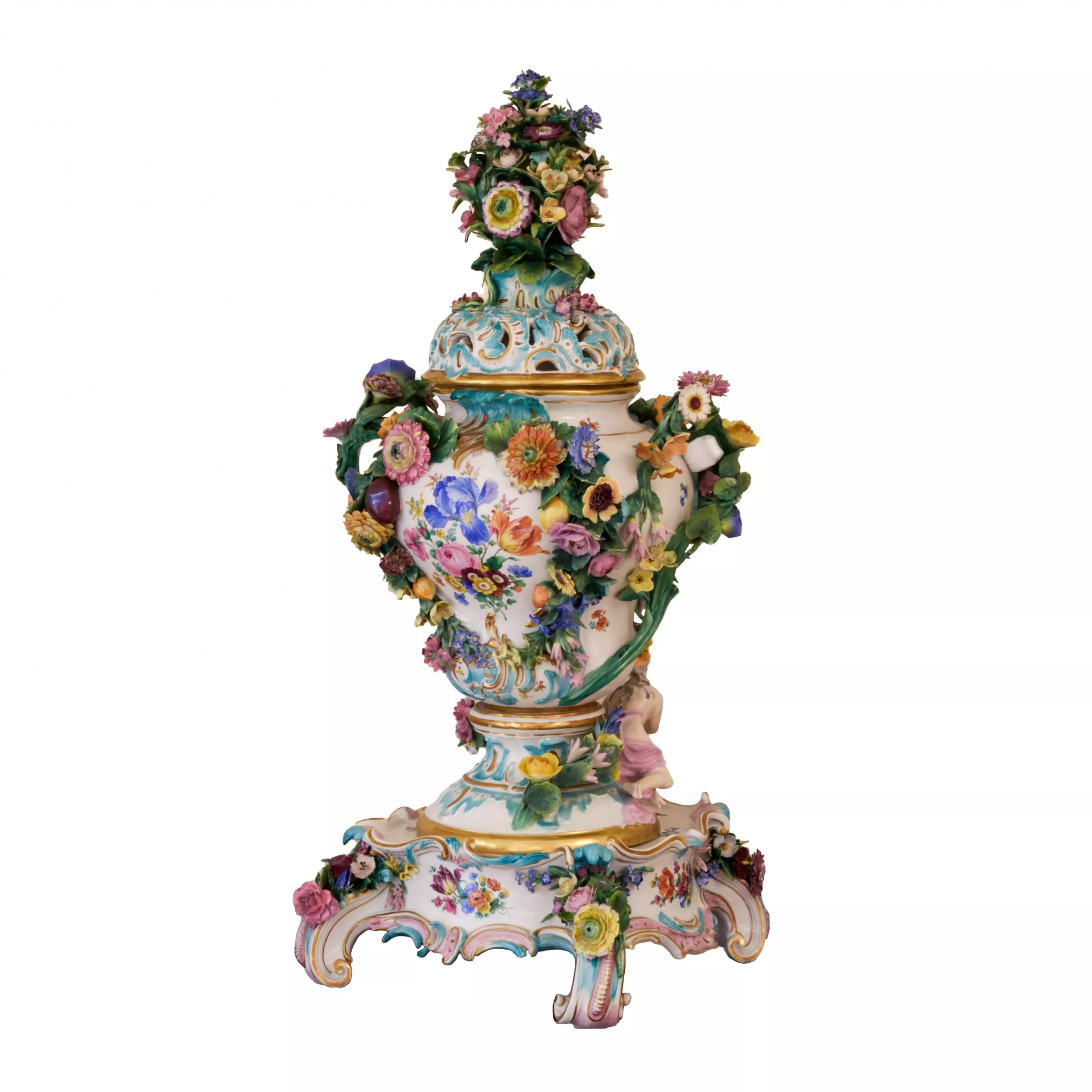 A grandiose porcelain vase 