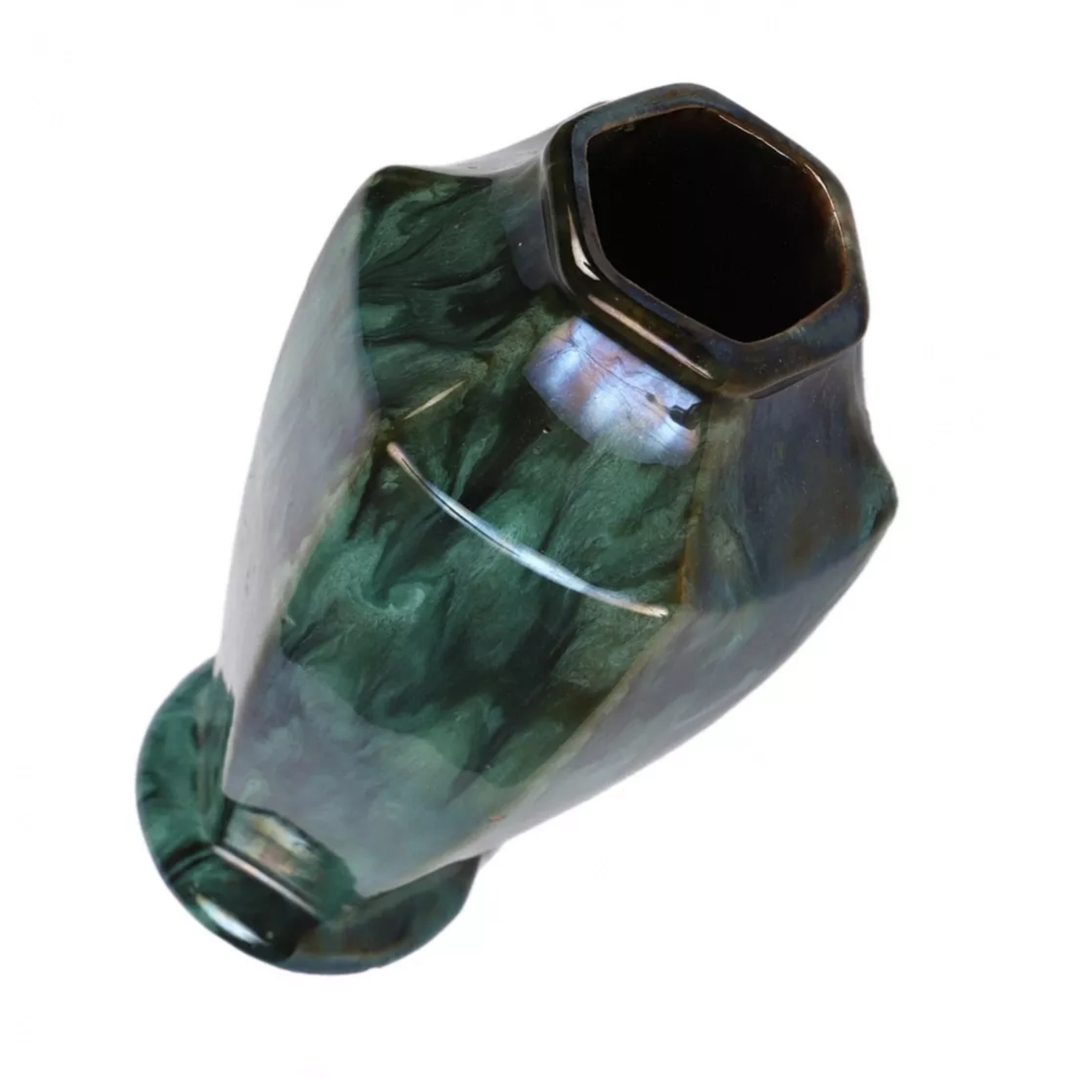 Vase en ceramique de lusine Kuznetsov à Riga. 