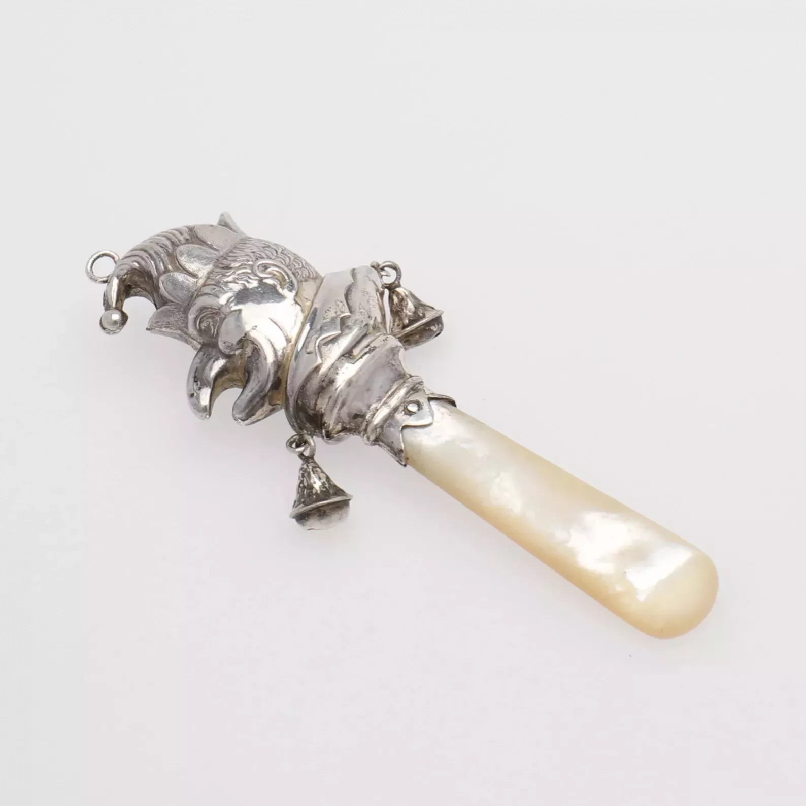 Hochet anglais en argent 