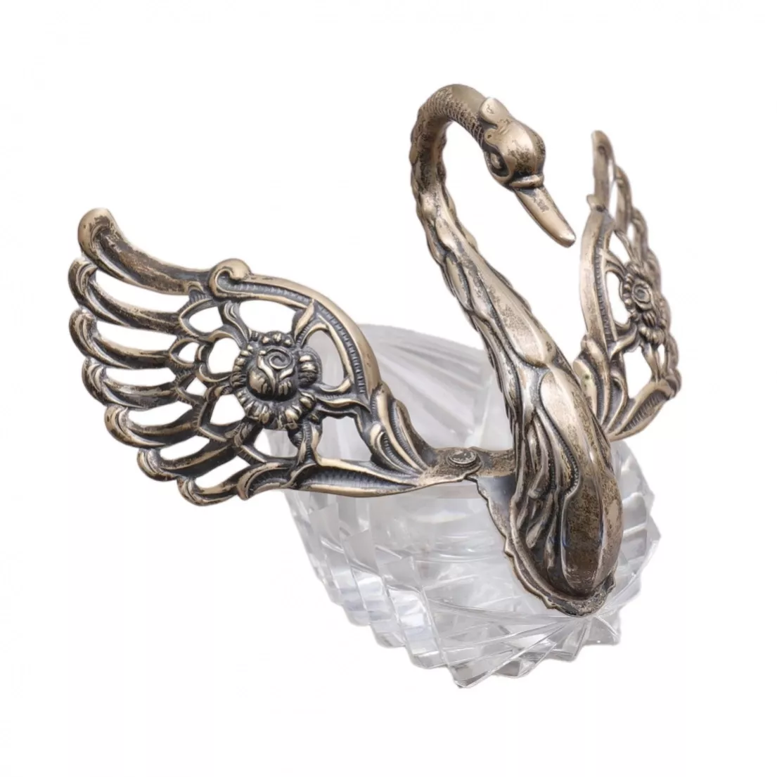 Bonbonnière en argent Cygne 