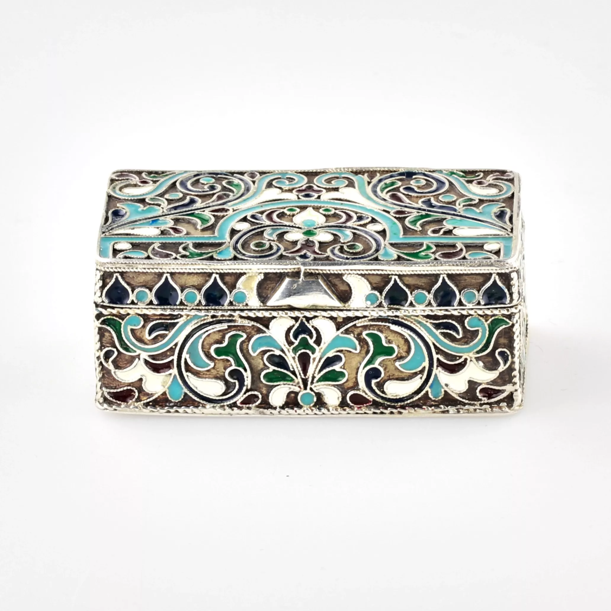 Tabatière rectangulaire en argent