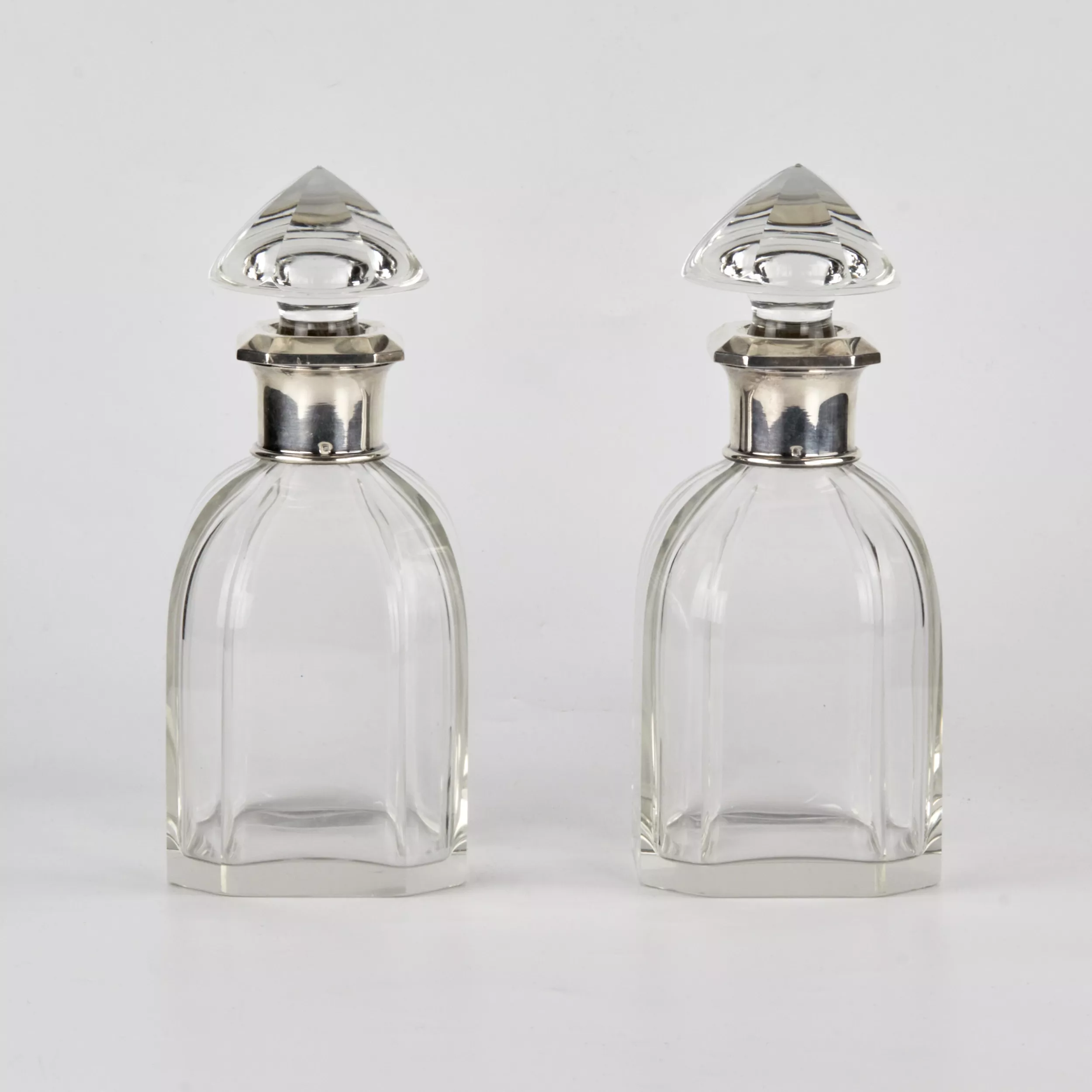 A pair of Art Deco decanters. 