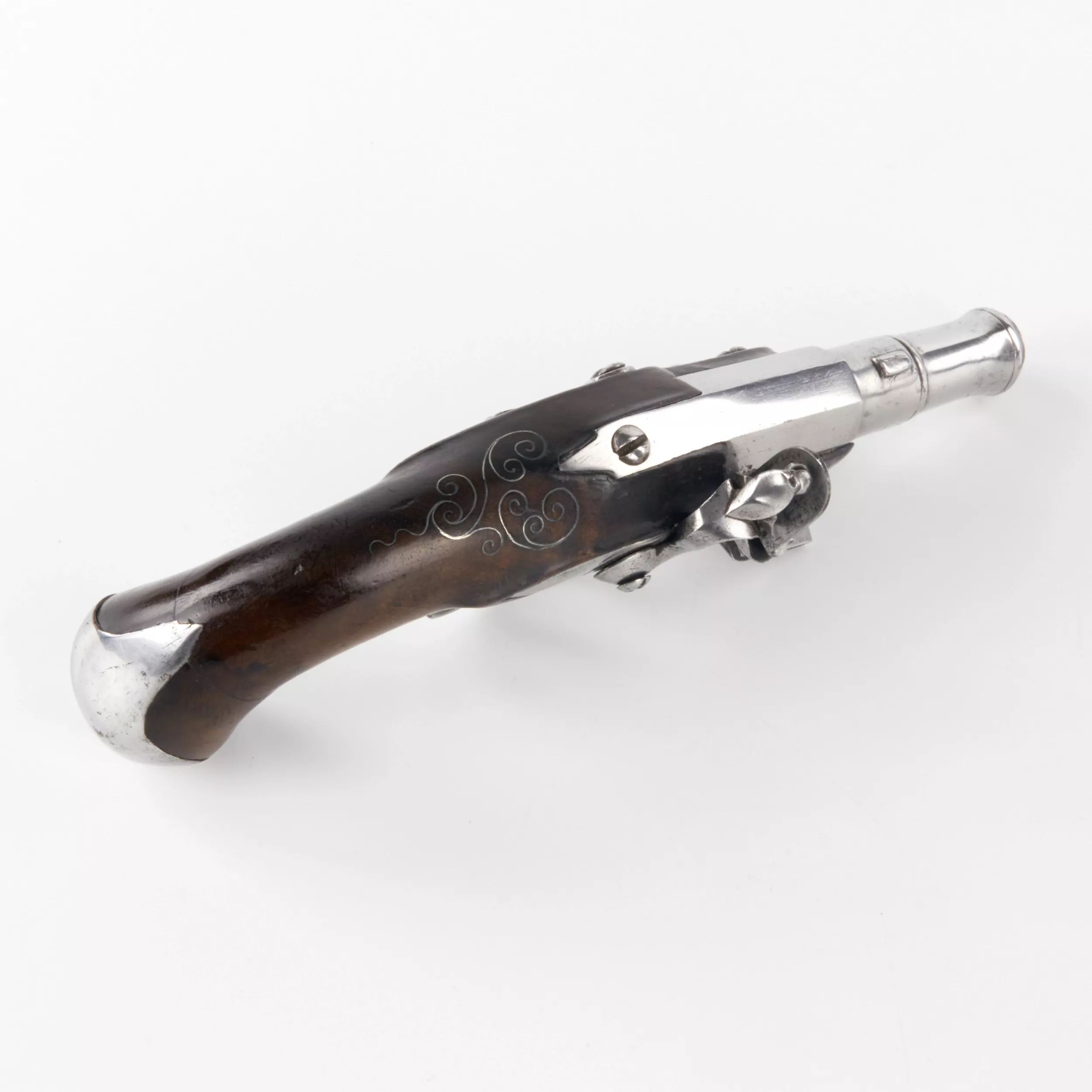 Pistolet à silex de poche. 