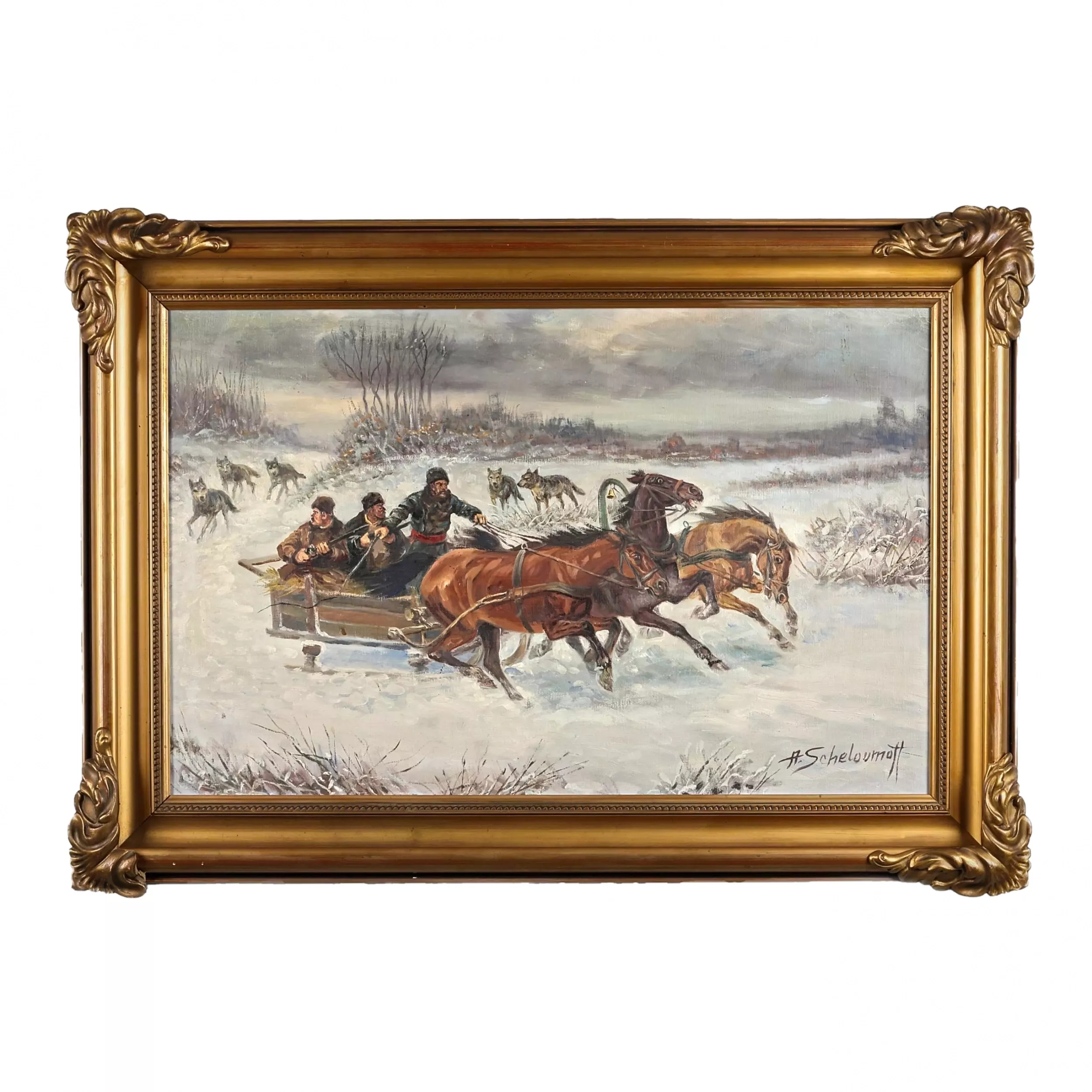 Afanasy Ivanovitch Chelomov. Troïka. 