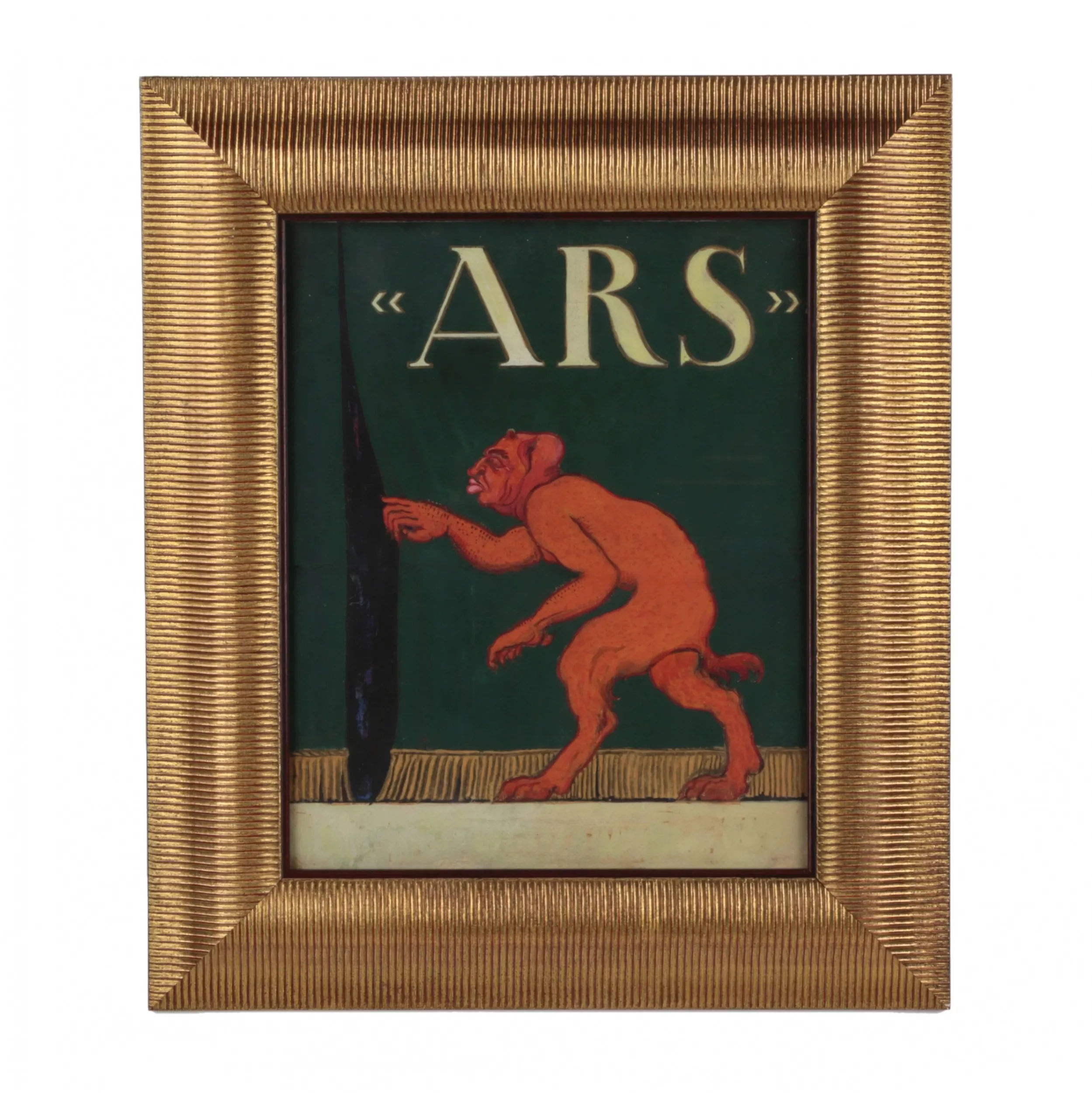 Alexander Kramarev. Sketch for a showcase of an antique shop ARS, 1923 