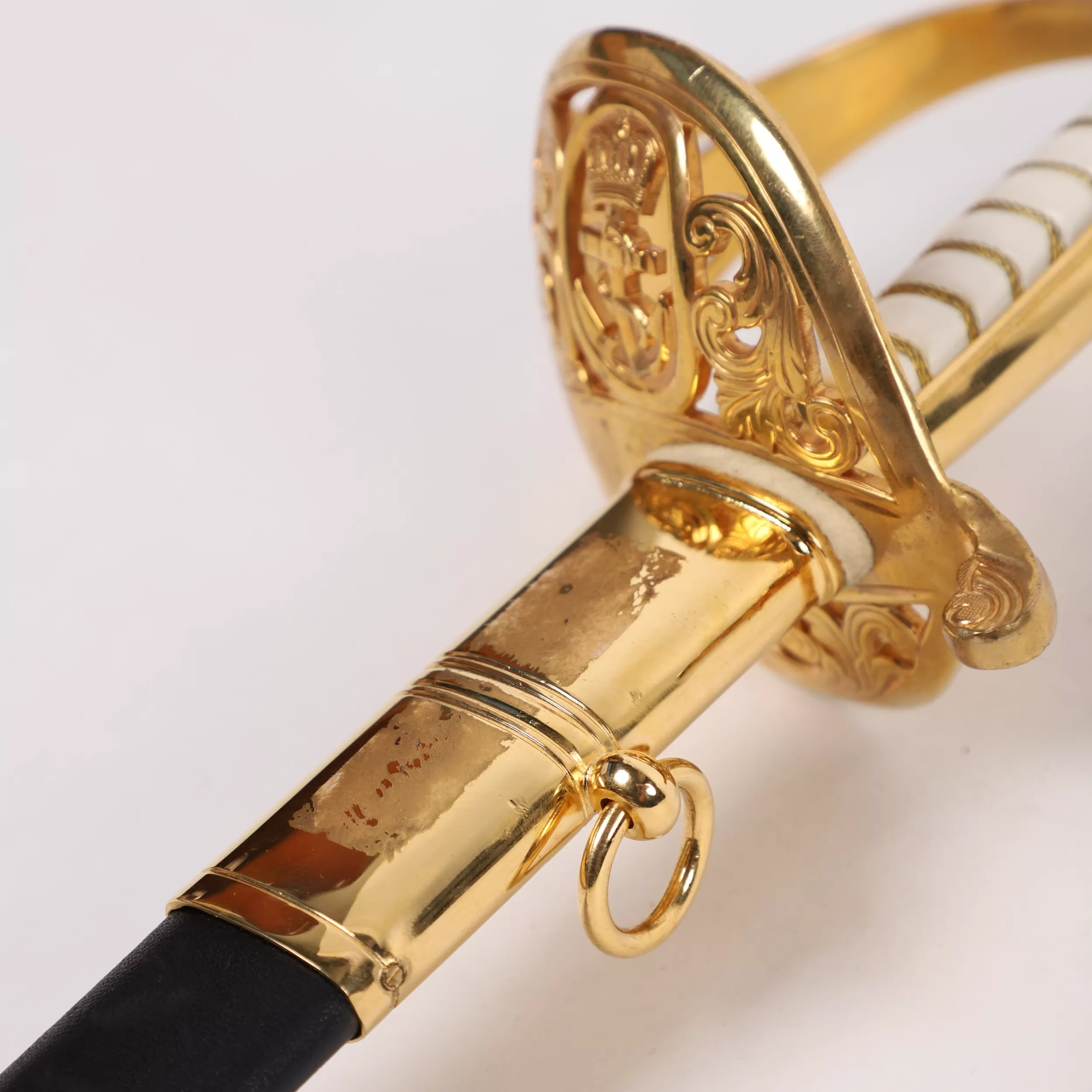 Sabre d`officier de la marine neerlandaise. 