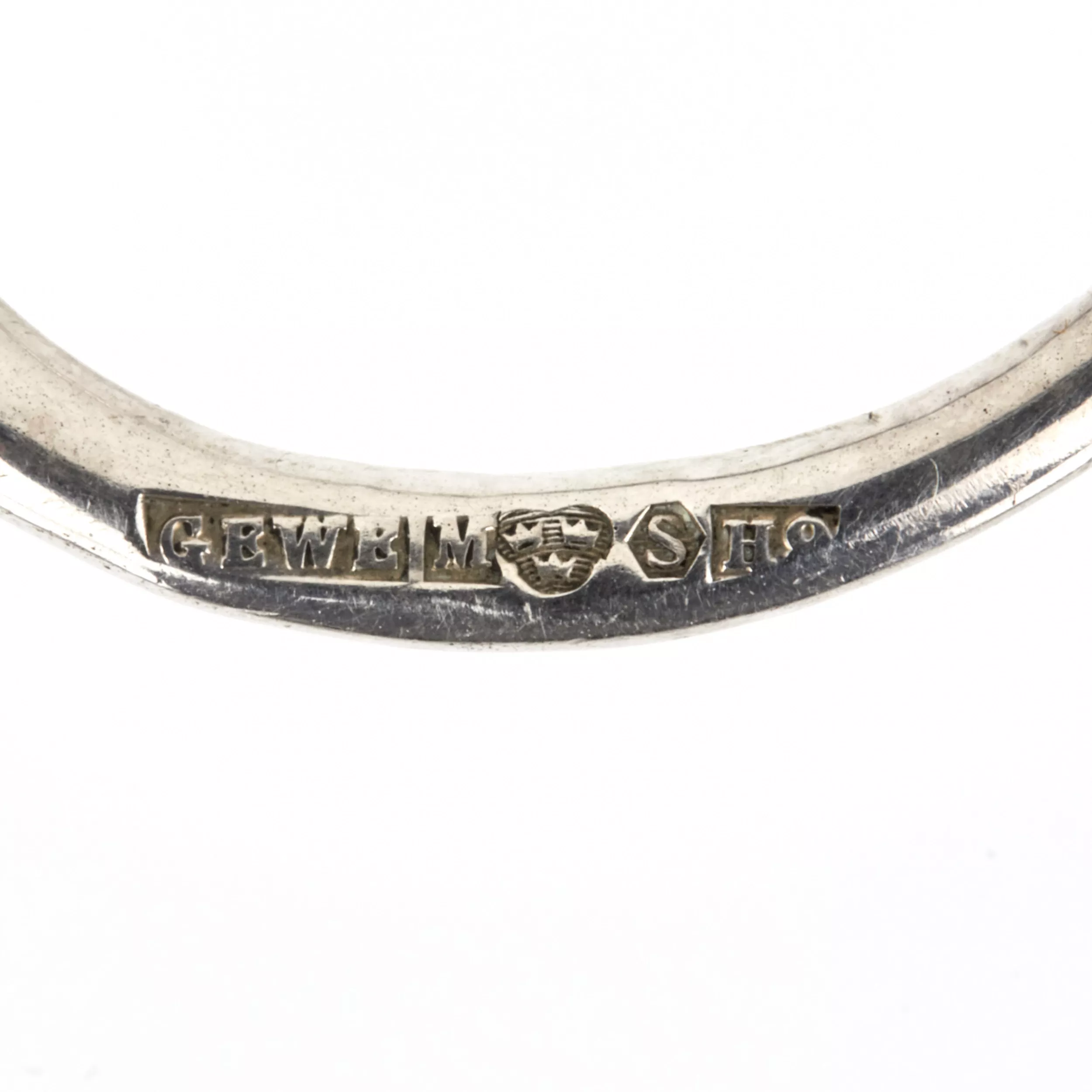 SWEDISH SILVER DESSERT TONGS IN THE NEO-ROCOCO STYLE. GEWE, 1934