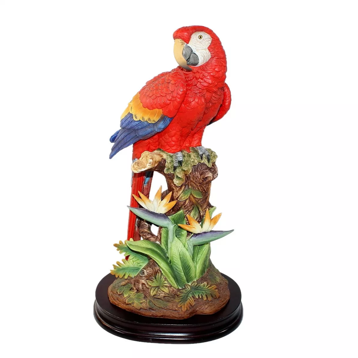 Porcelain parrot