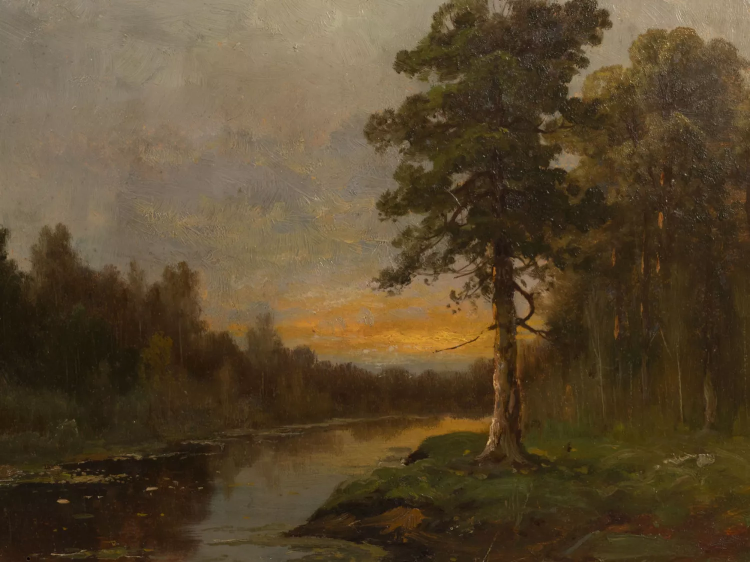 Розен К. Лесная река. Начало ХХ в.