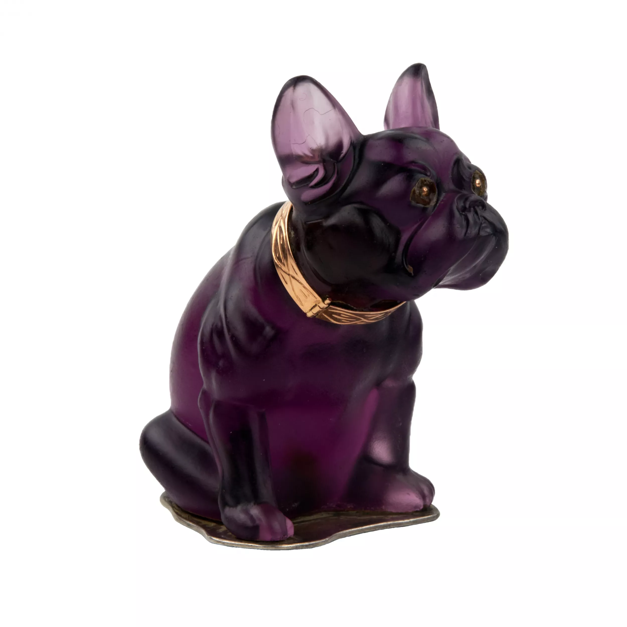 Verrerie Imperiale, miniature Bouledogue Français. 