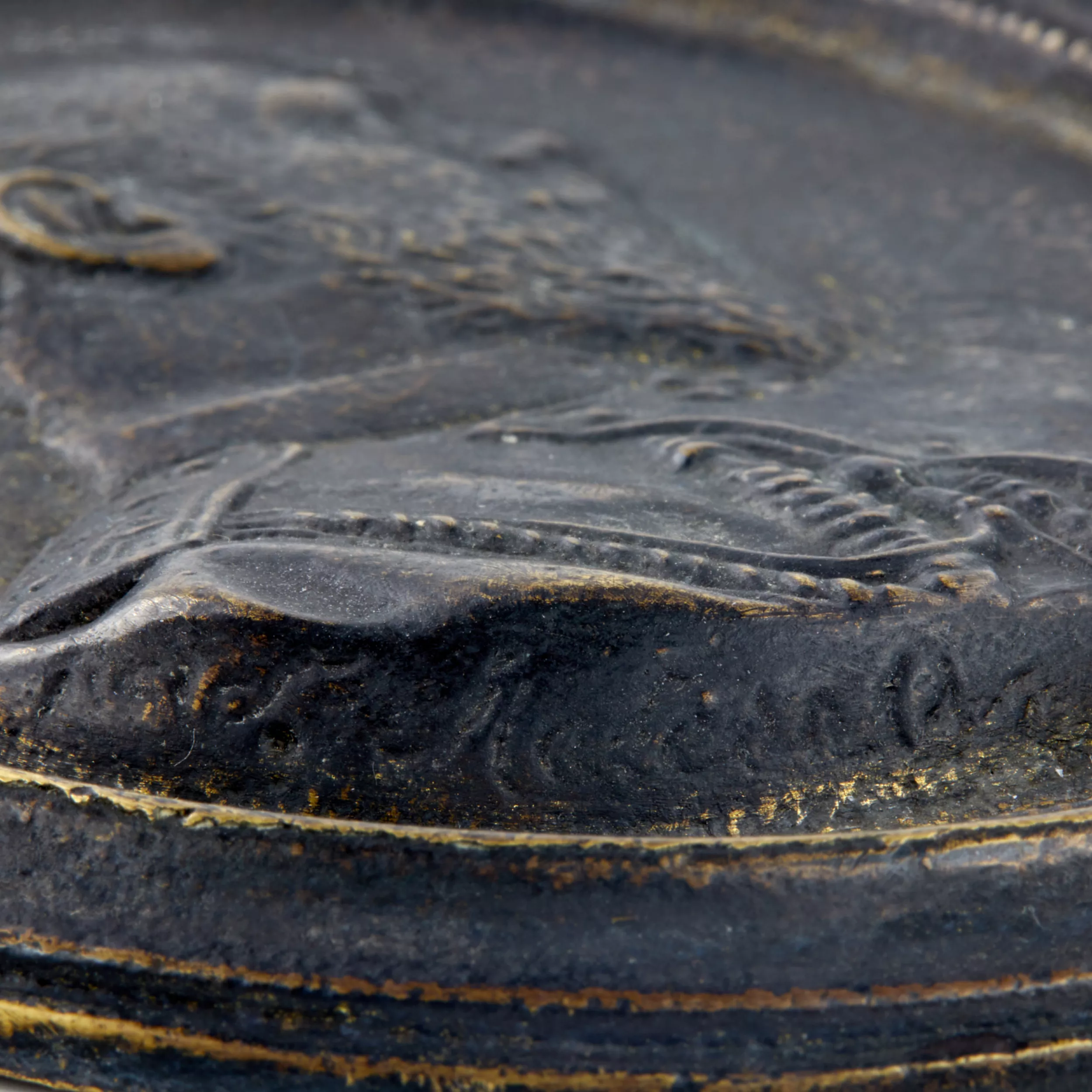 Medallion Alexander III. Kasli iron foundry. 