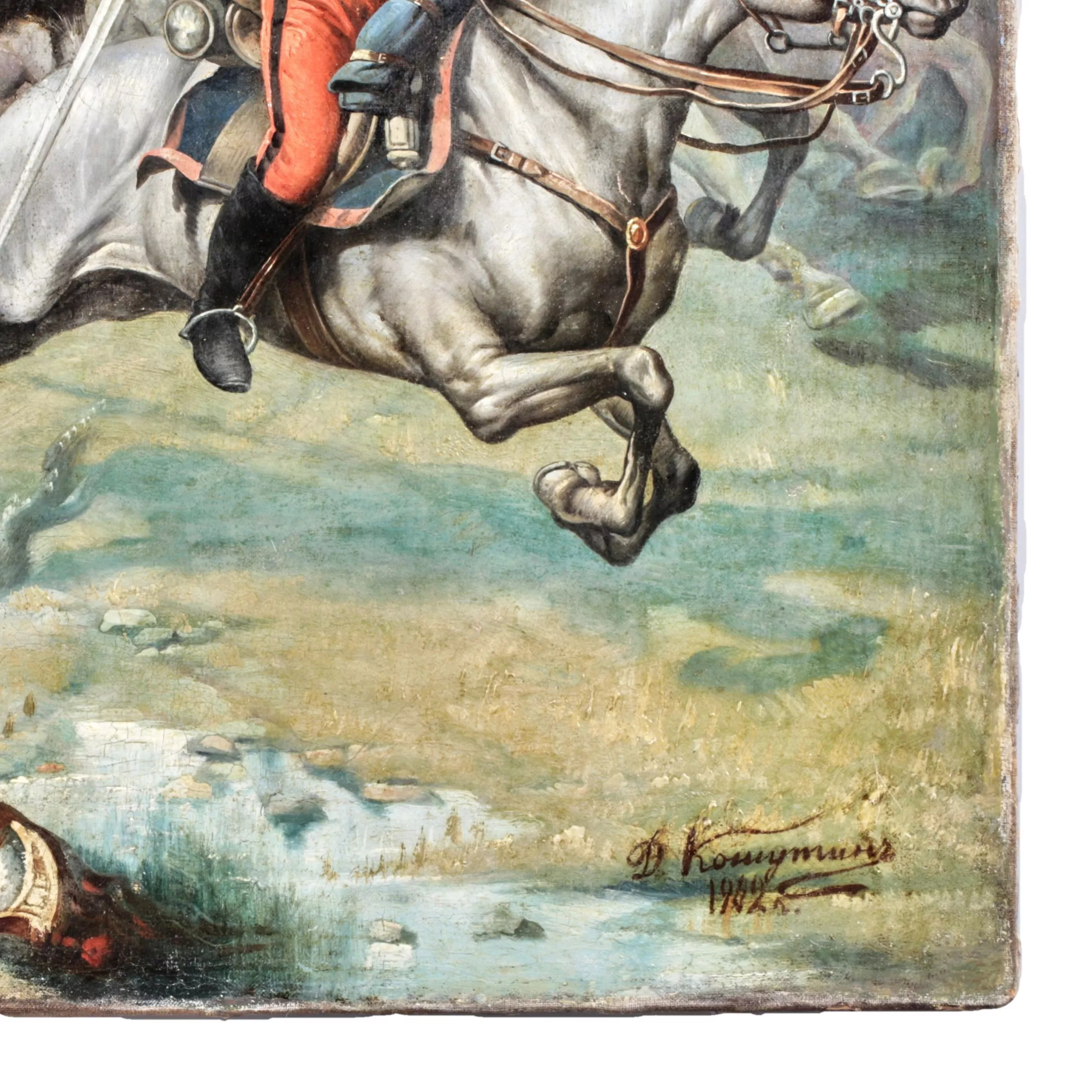D.Koshutin. Lattaque des cuirassiers, 1902