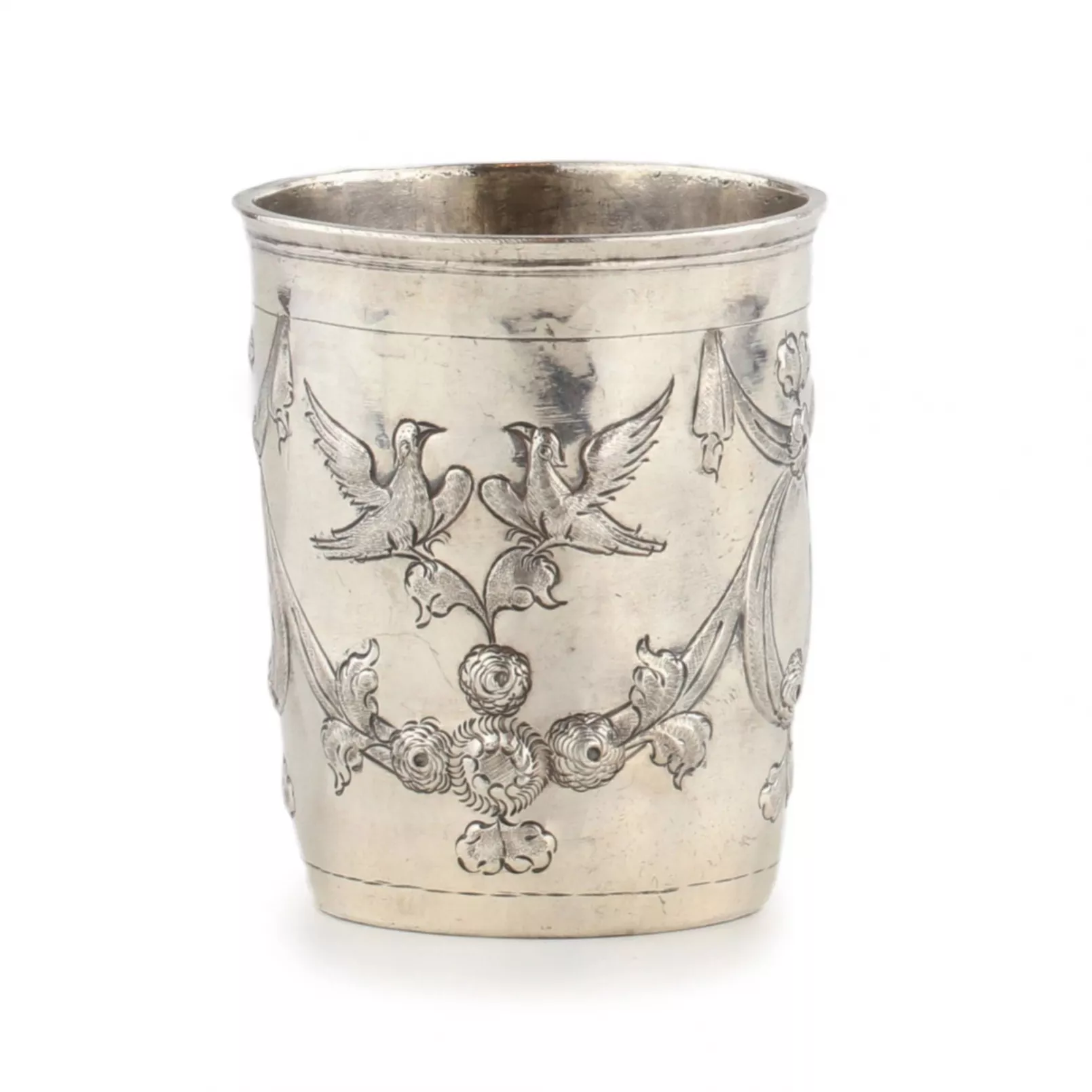 Русская серебряная стопка. 1791г.