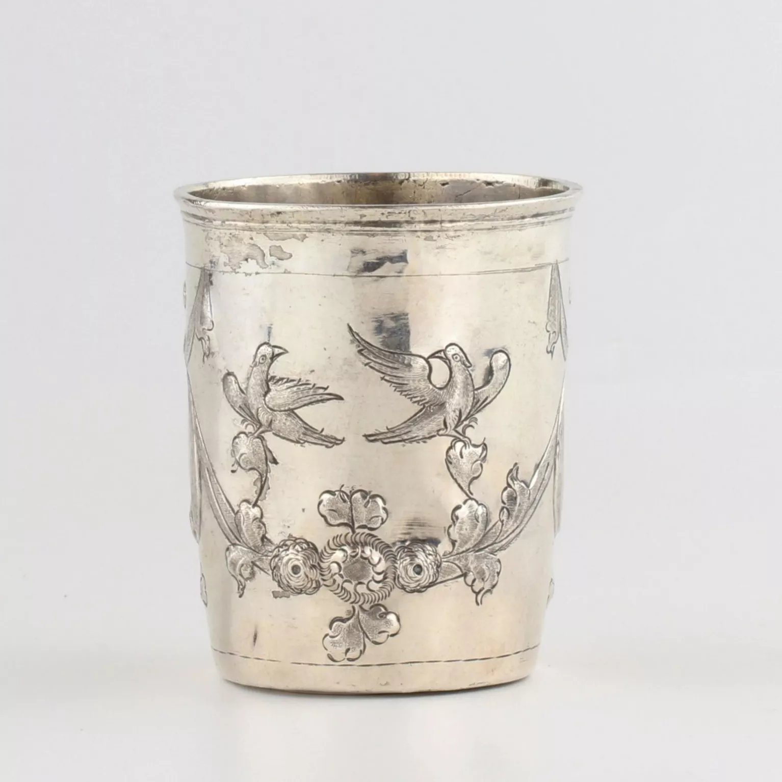 Русская серебряная стопка. 1791г.