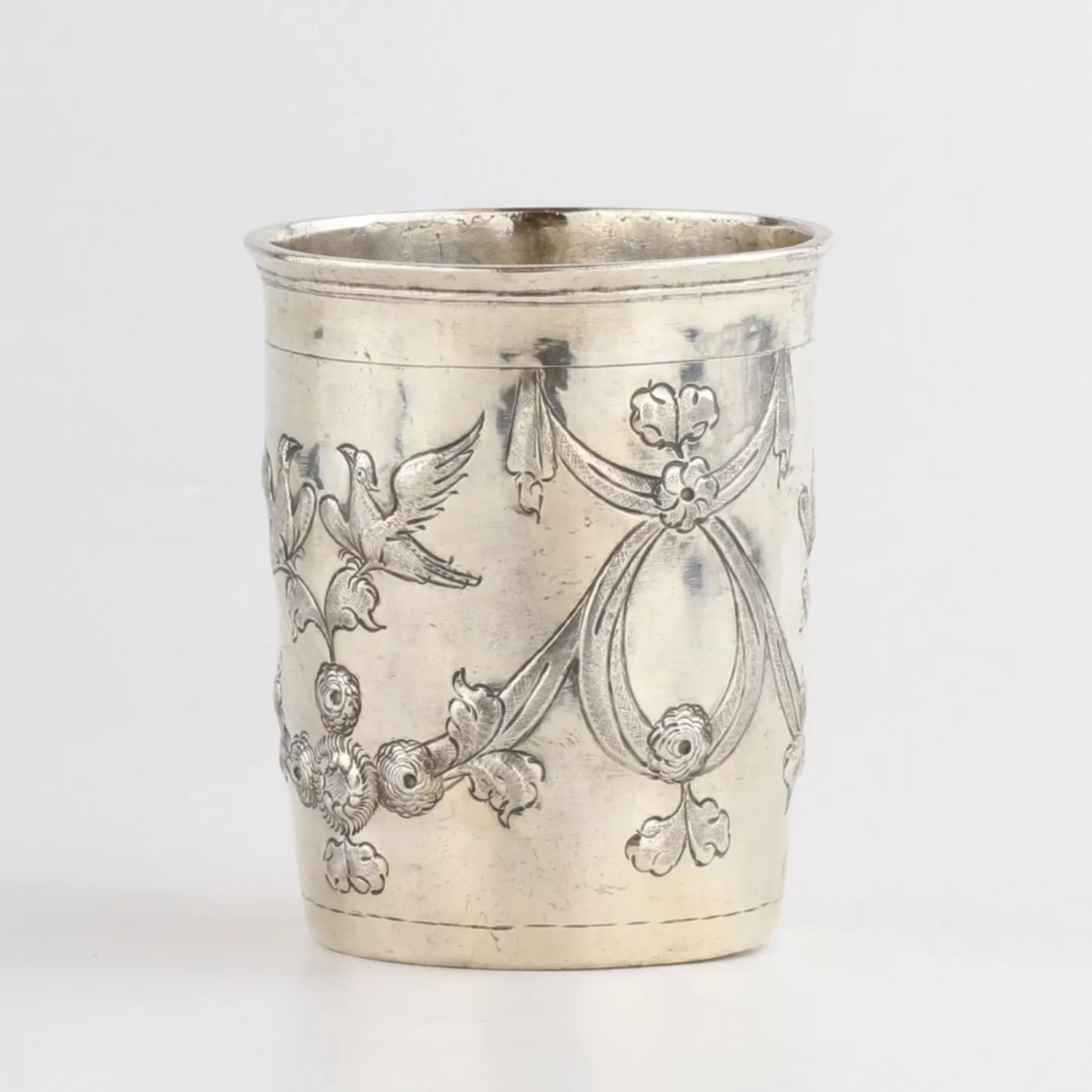Русская серебряная стопка. 1791г.