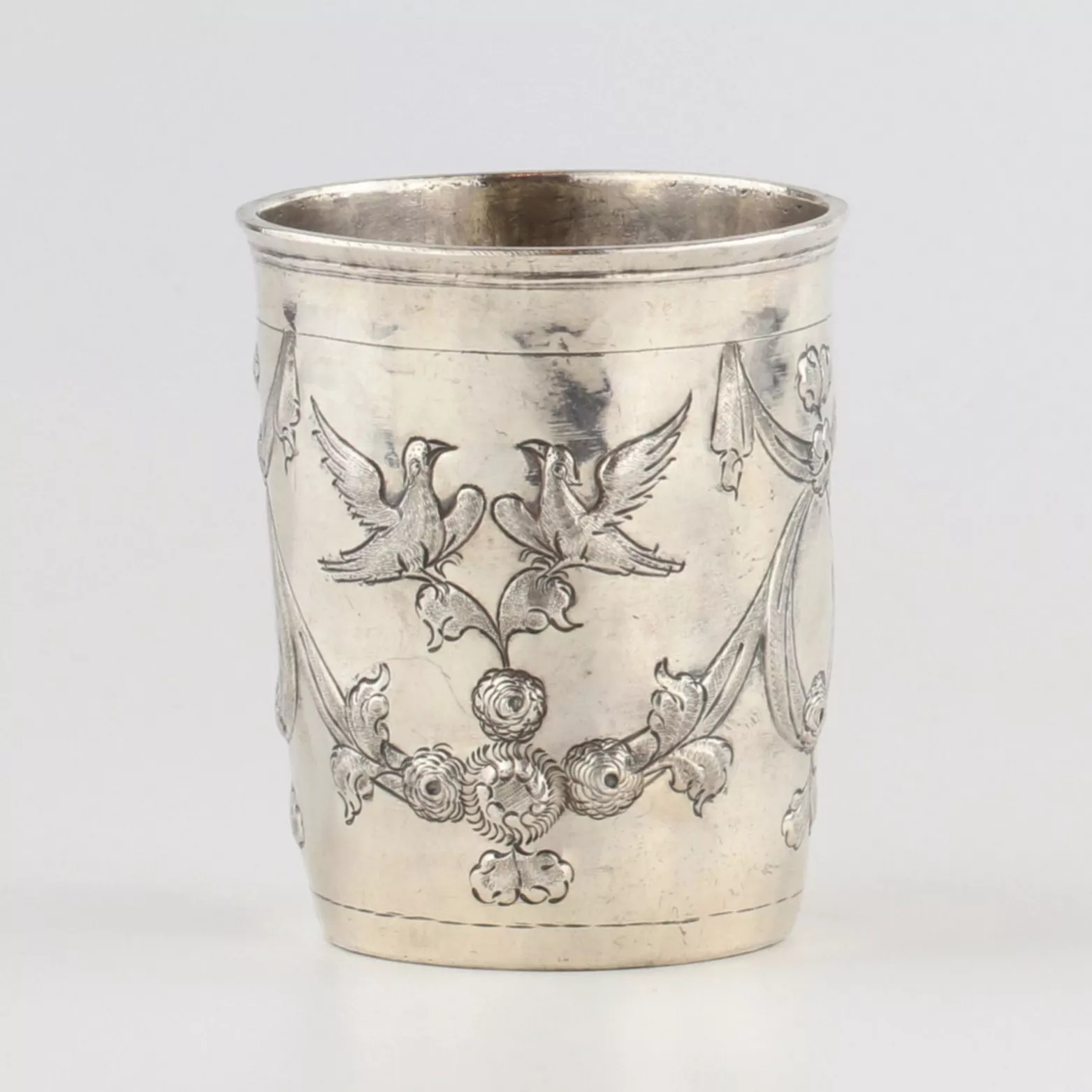 Русская серебряная стопка. 1791г.