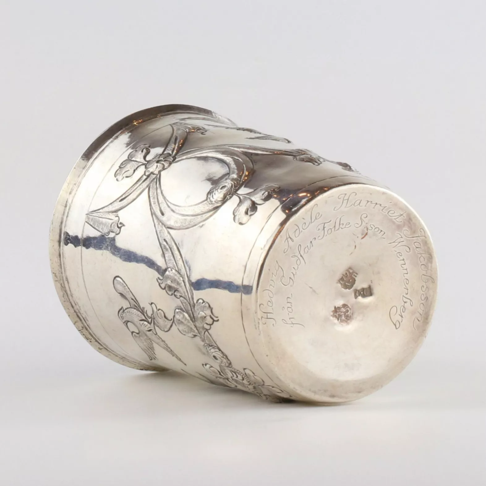 Русская серебряная стопка. 1791г.