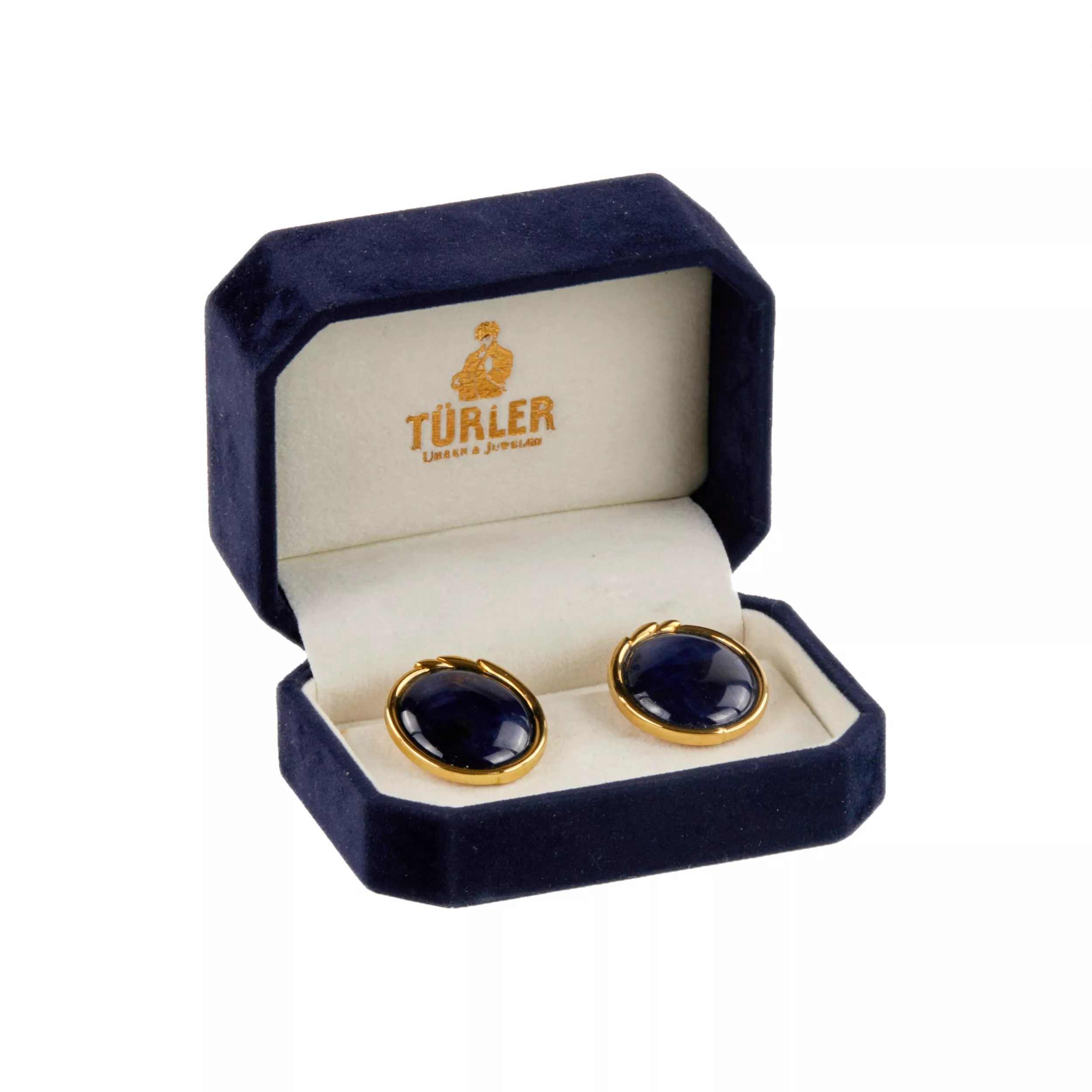 Clip-on earrings with sapphires. Türler, Switzerland 