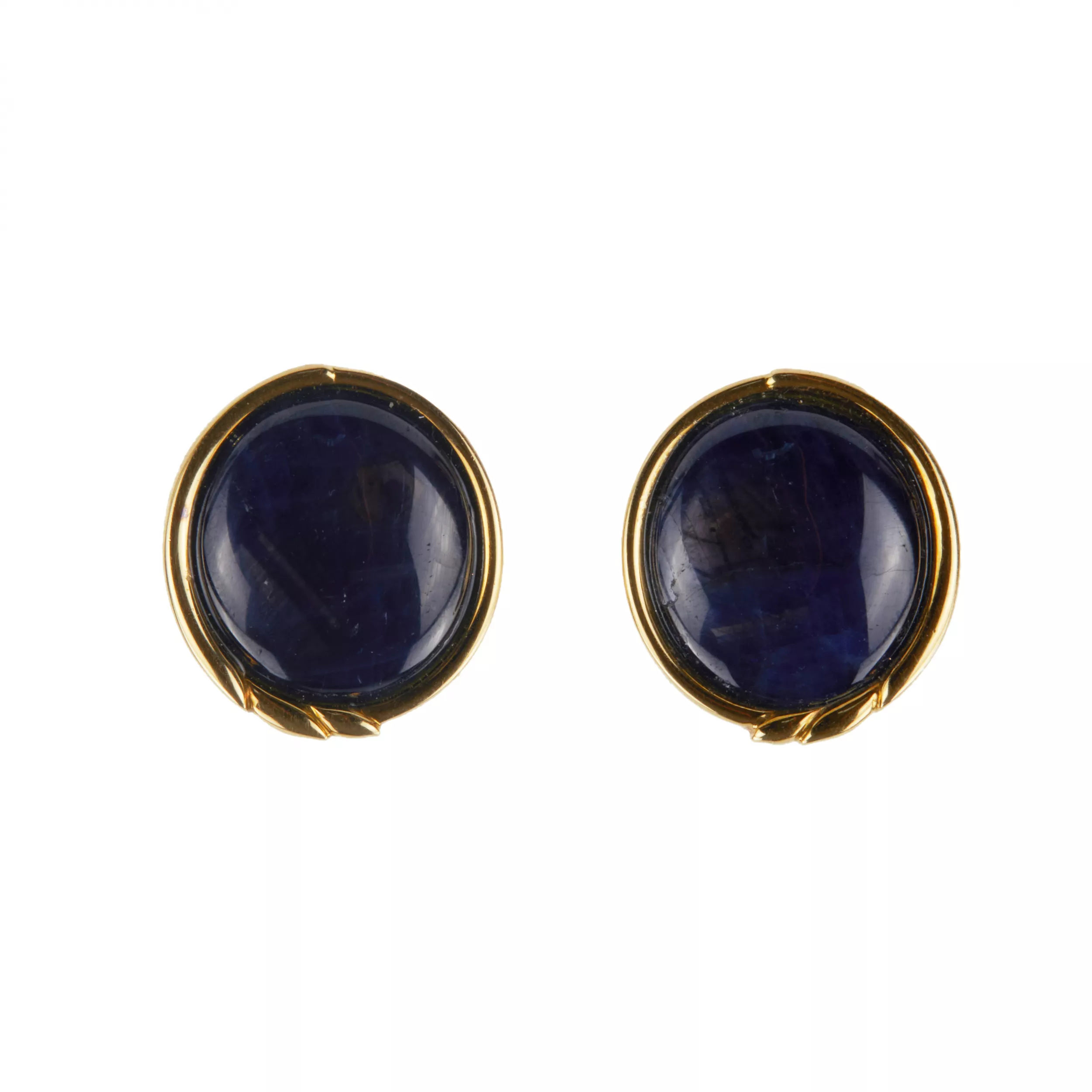 Clip-on earrings with sapphires. Türler, Switzerland 
