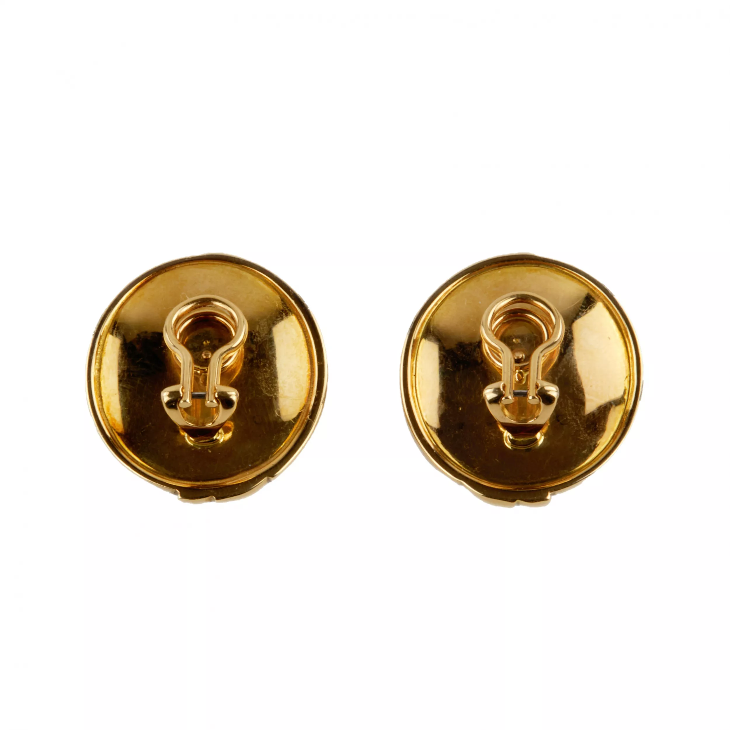 Clip-on earrings with sapphires. Türler, Switzerland 