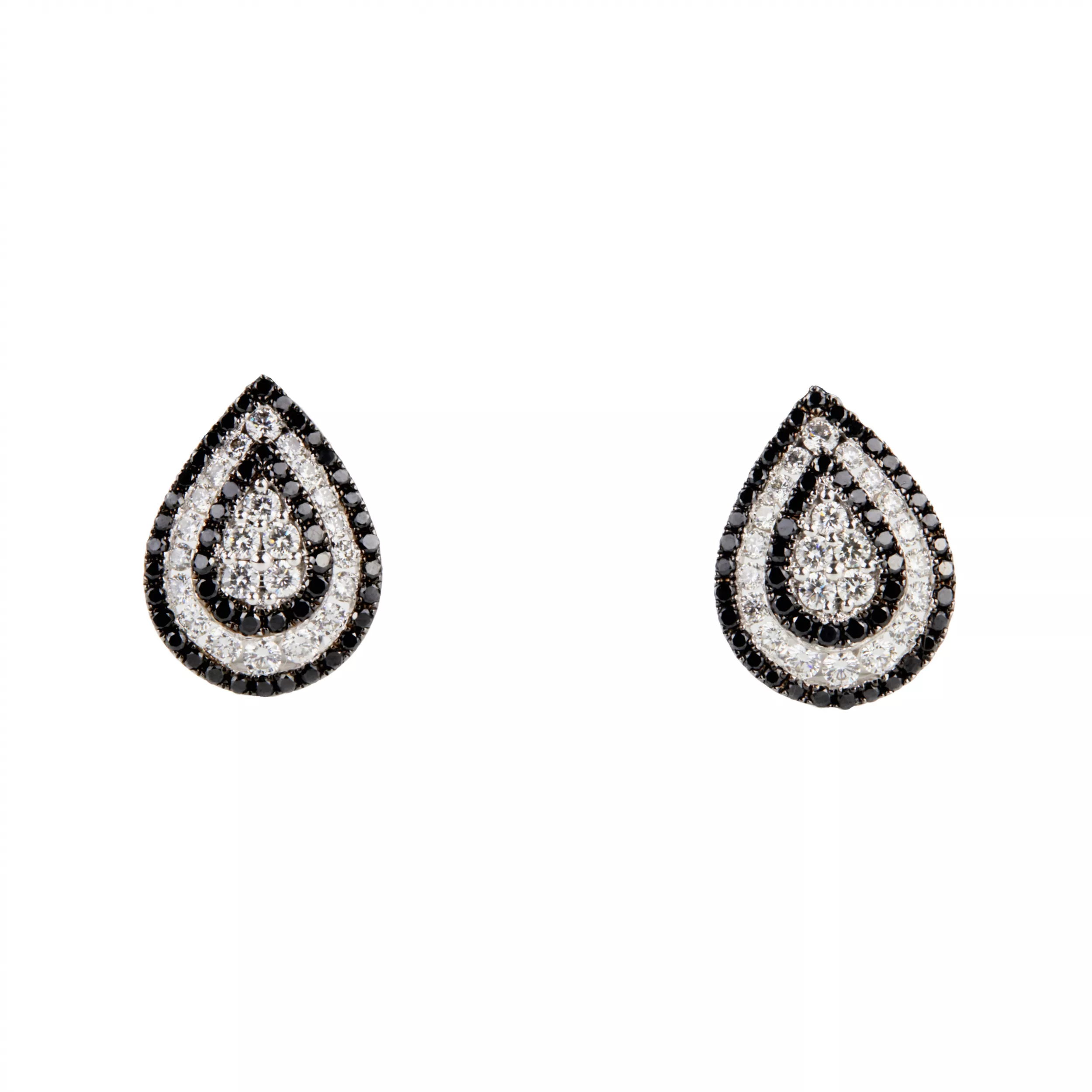 Boucles d`oreilles Giorgio Visconti en or avec diamants. 