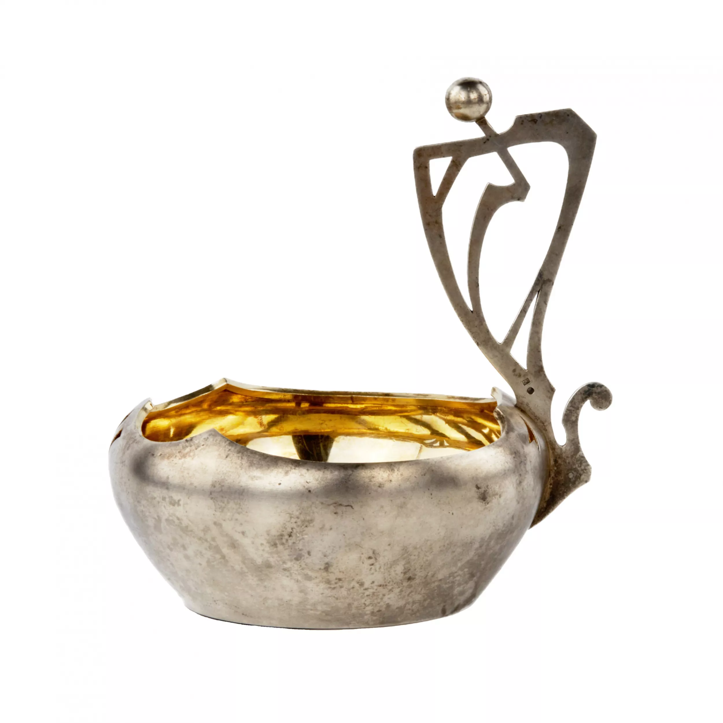 Kovsh bucket in the style of Russian Art Nouveau. 