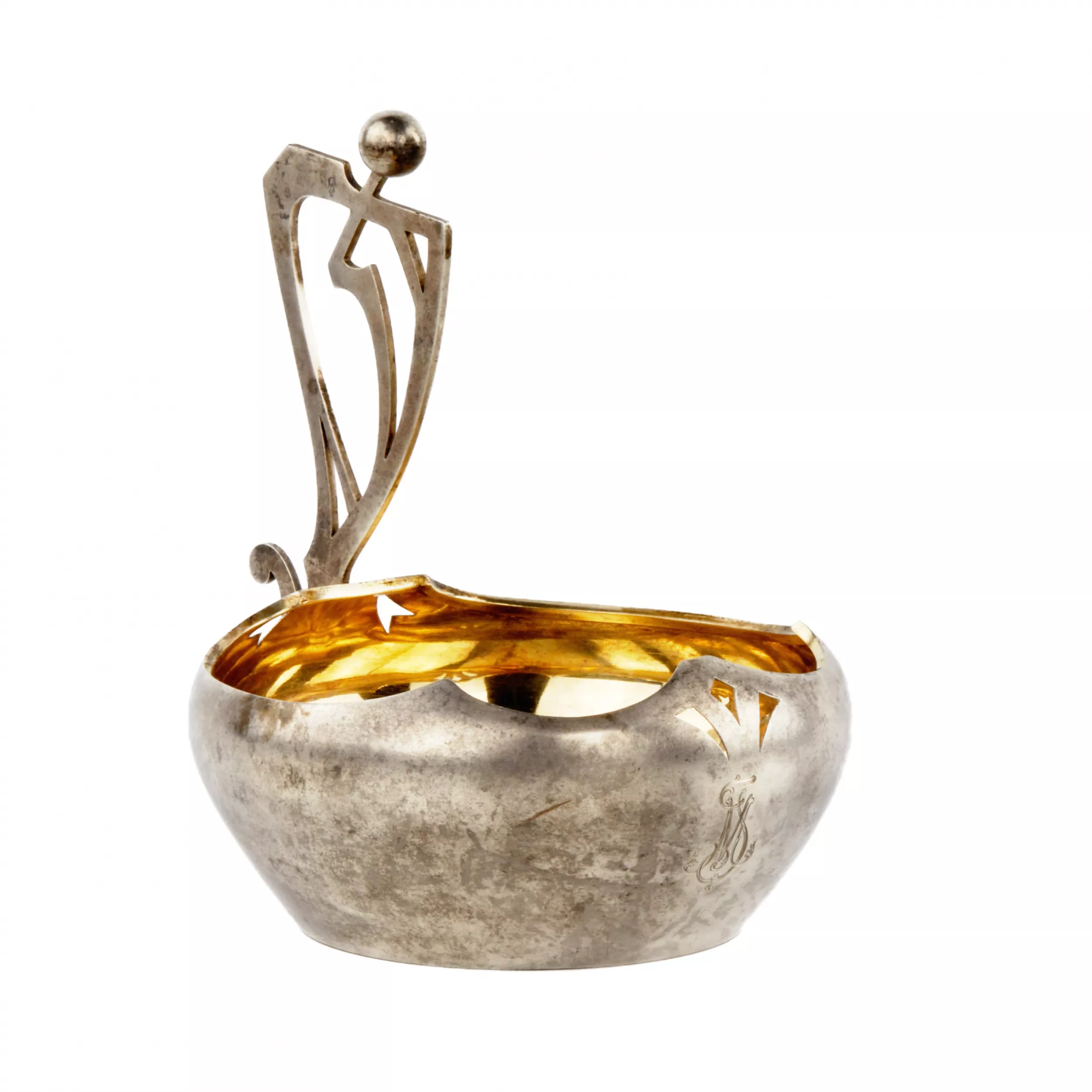 Kovsh bucket in the style of Russian Art Nouveau. 