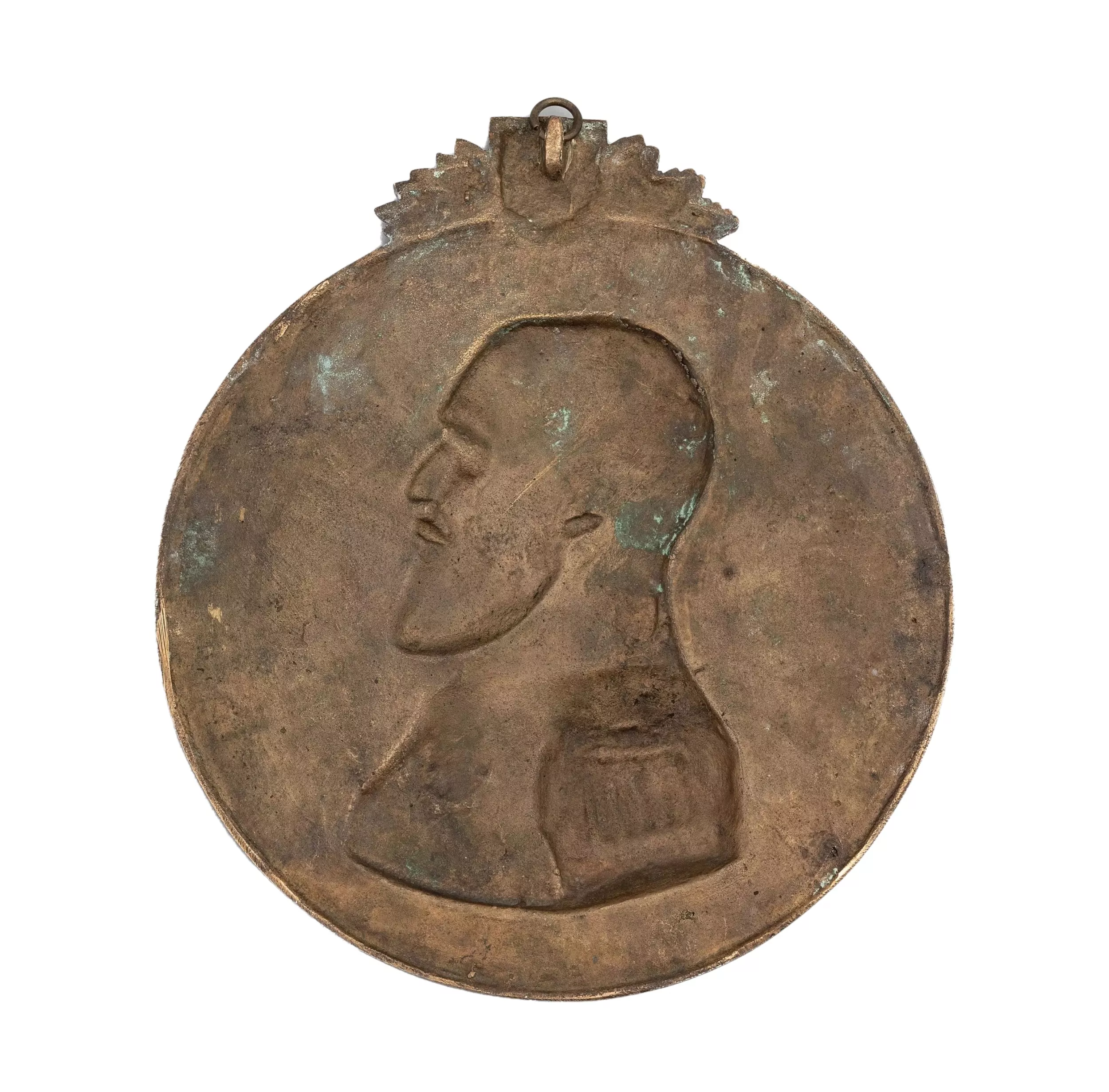 A. Bargas. Medaillon en bronze. Alexandre III Empereur de toutes les Russies, Cronstadt 1891. 