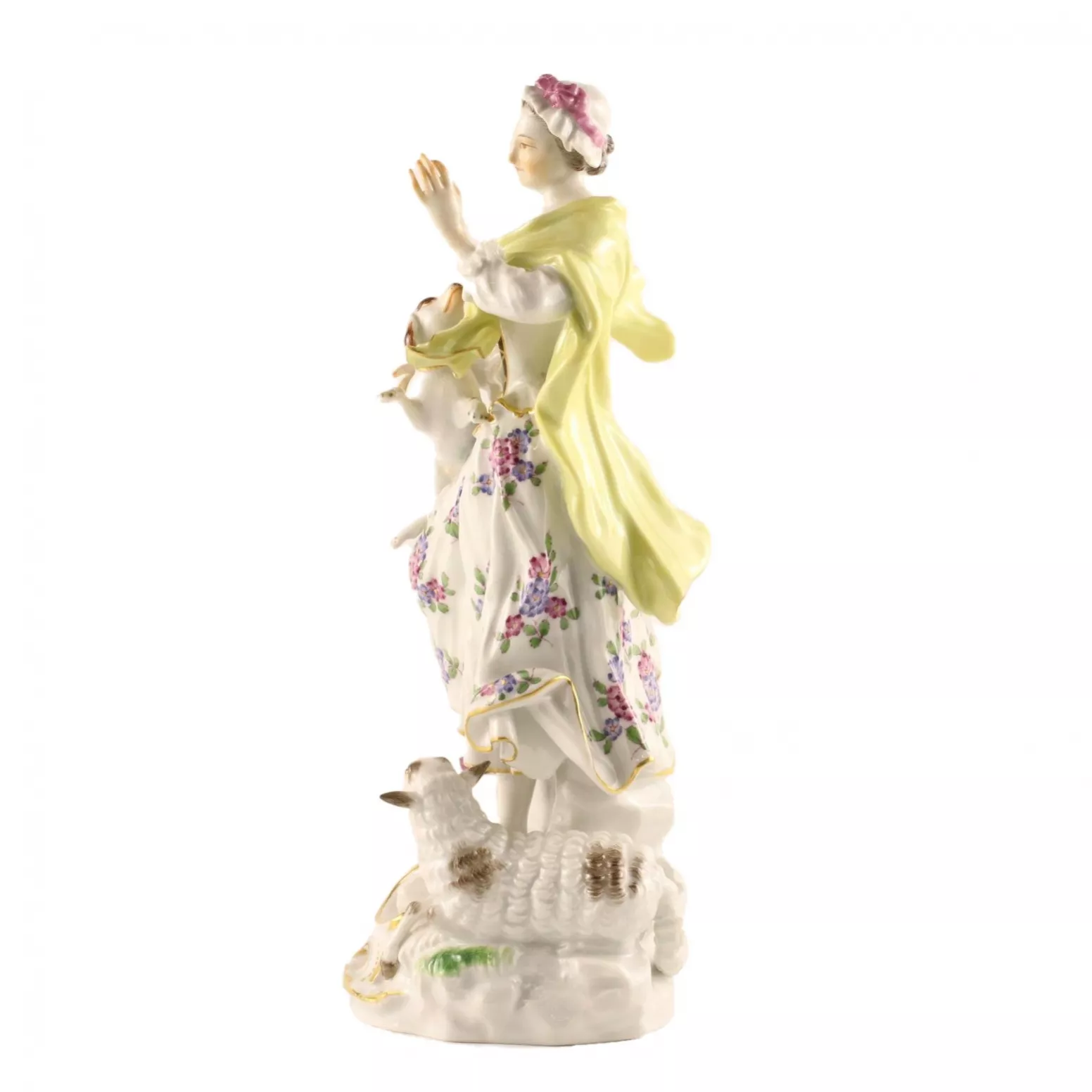A porcelain figurine Shepherdess 