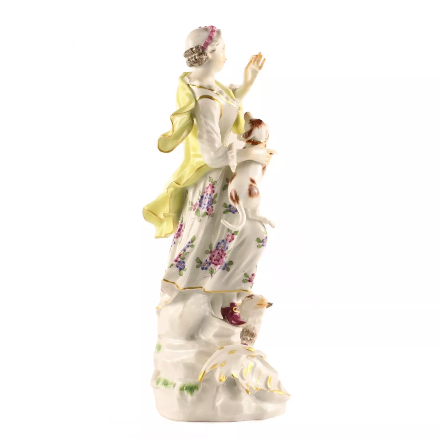 A porcelain figurine Shepherdess 