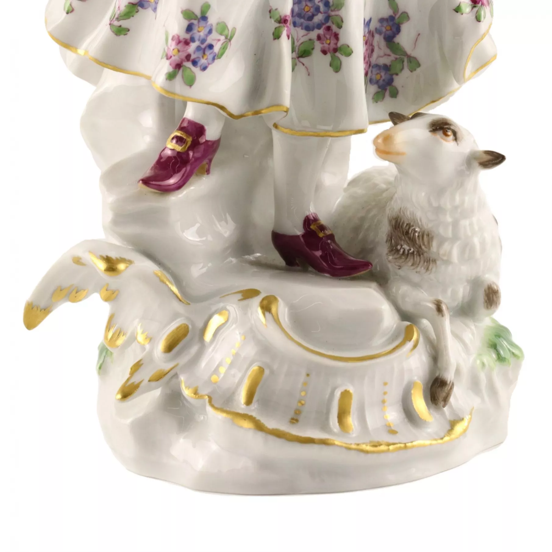 A porcelain figurine Shepherdess 
