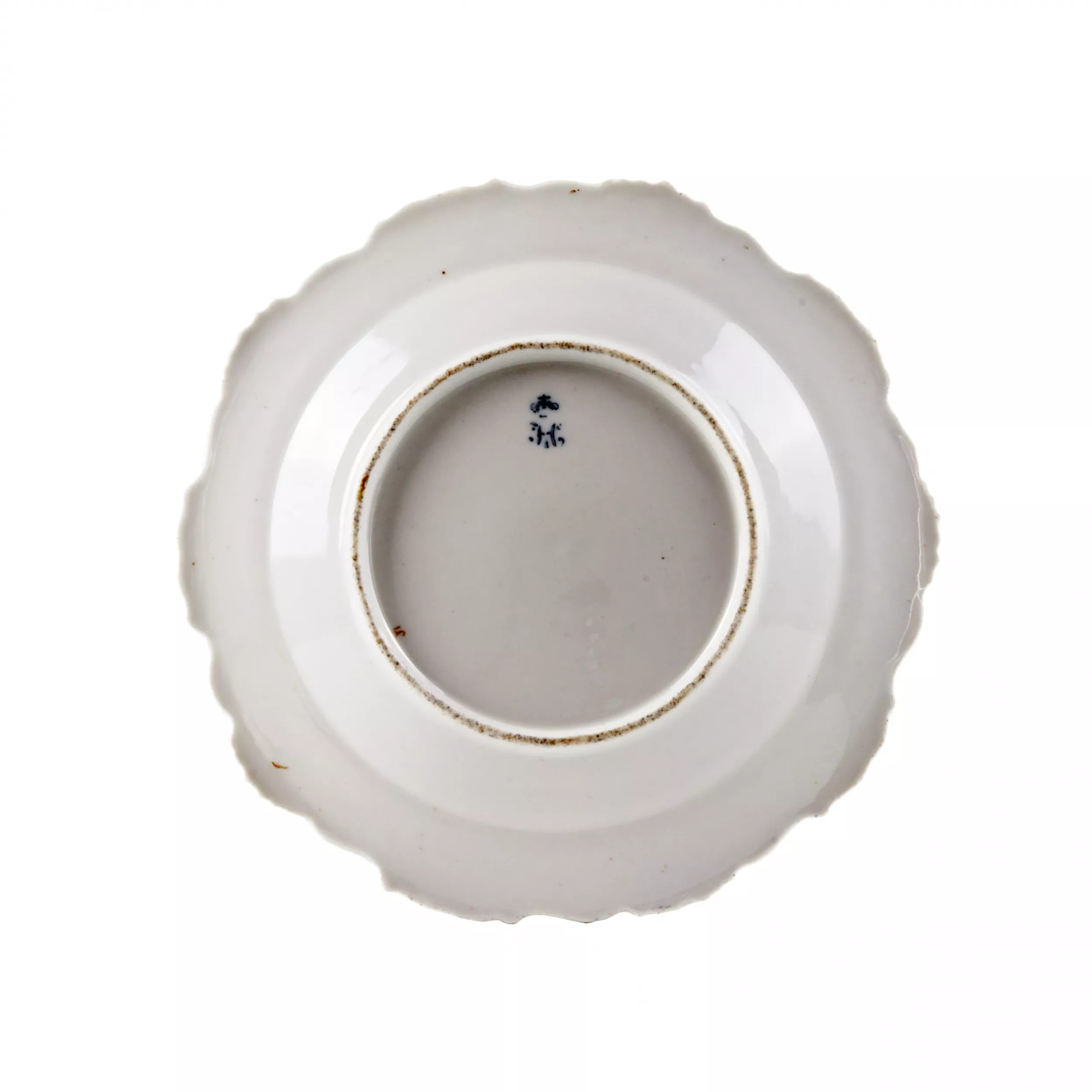 Assiette russe de la manufacture imperiale de porcelaine, règne de Nicolas Ier 