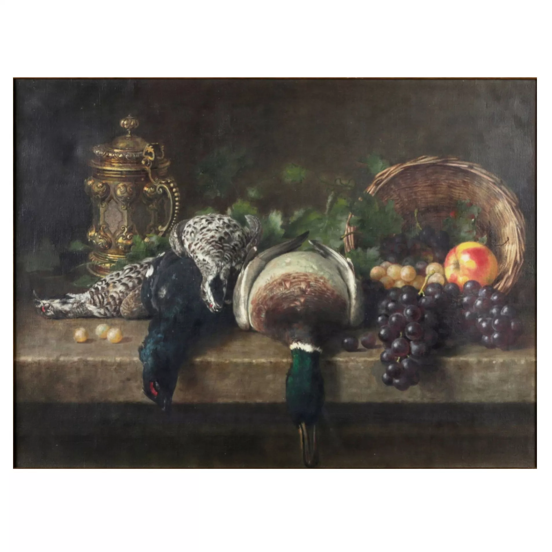 ALFRED ALEXANDROVITCH GIRV (1880–1918). NATURE MORTE AU GIBIER RUSSIE, 1913