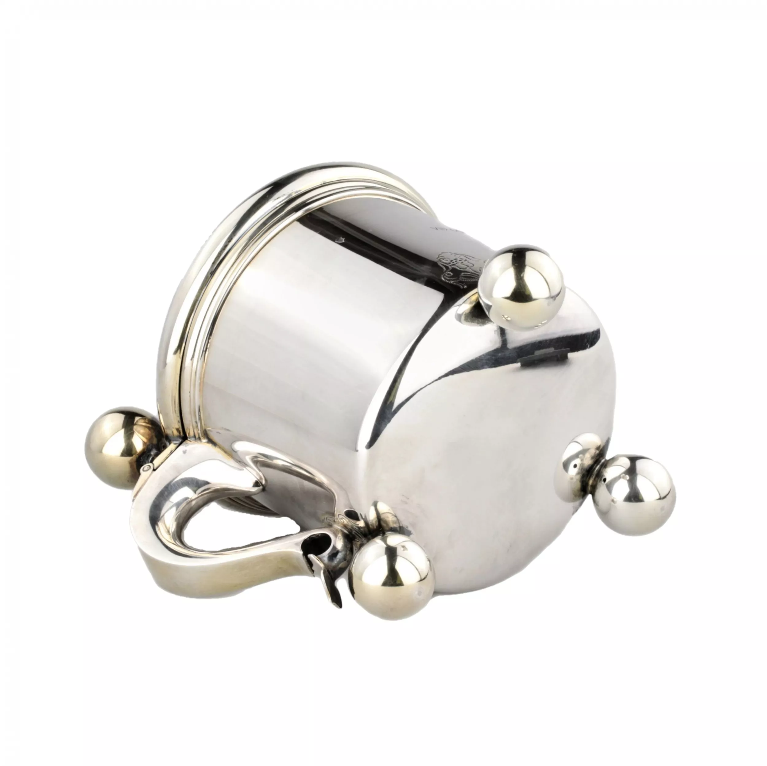 Silver beer mug  cup.