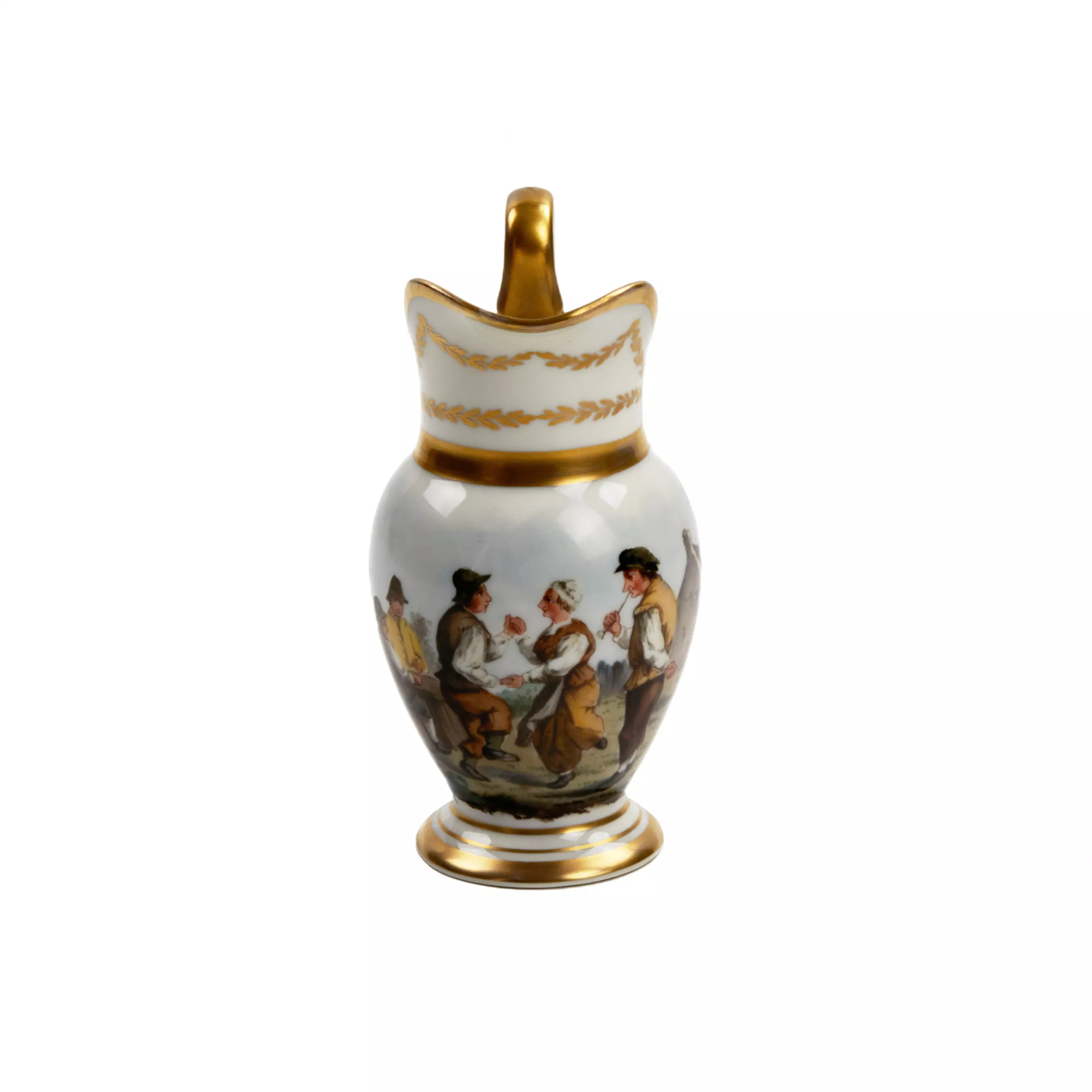 Service tête-à-tête en porcelaine française, XIXe siècle. 