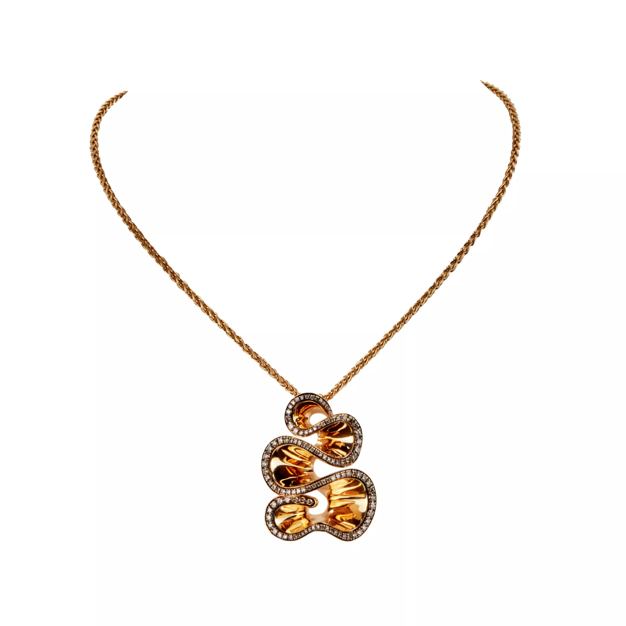 Collier en or de Grisogono Zigana avec diamants. 