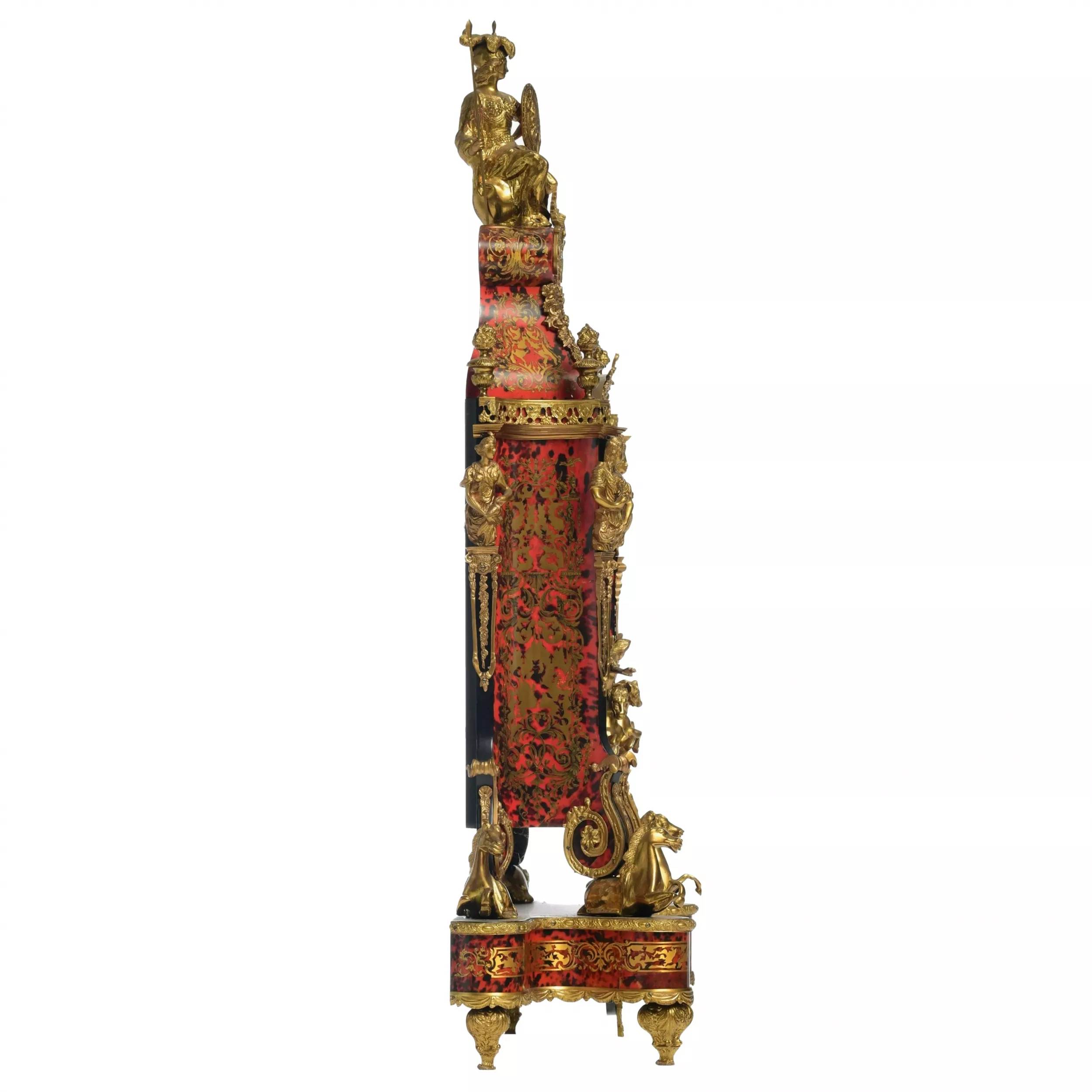 Великолепный часовой гарнитур в стиле Boulle.