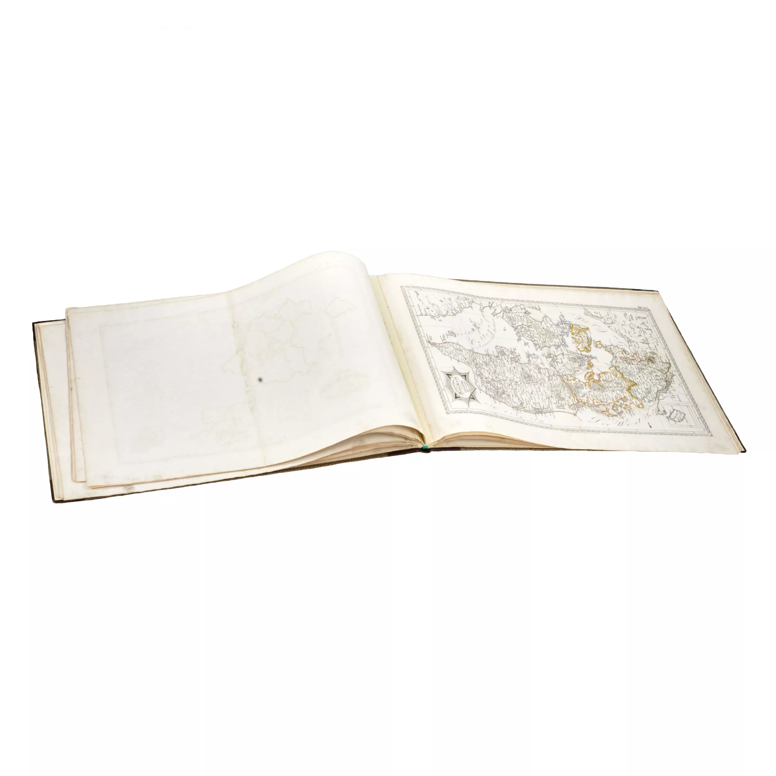Atlas allemand des cartes du monde de 1845 Die Karten. 
