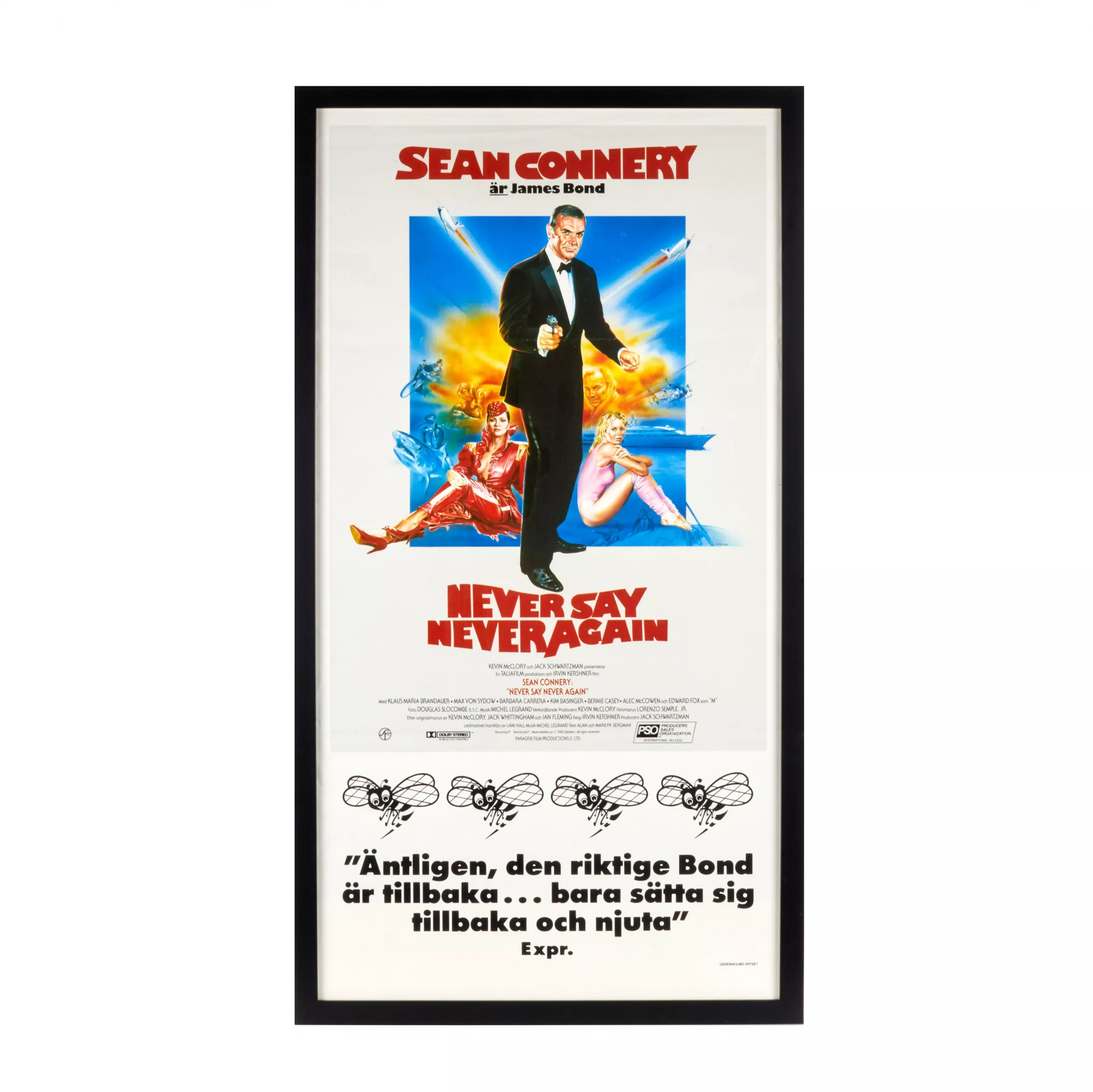 Collection d`affiches pour les films de James Bond. Annees 1970 
