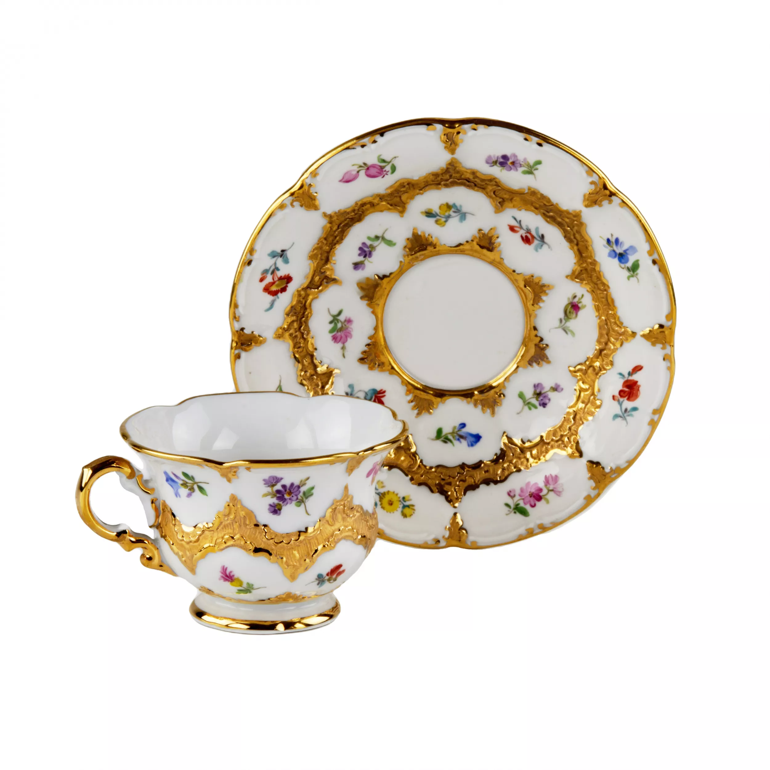 Кофейный сервиз Meissen на 6 персон.
