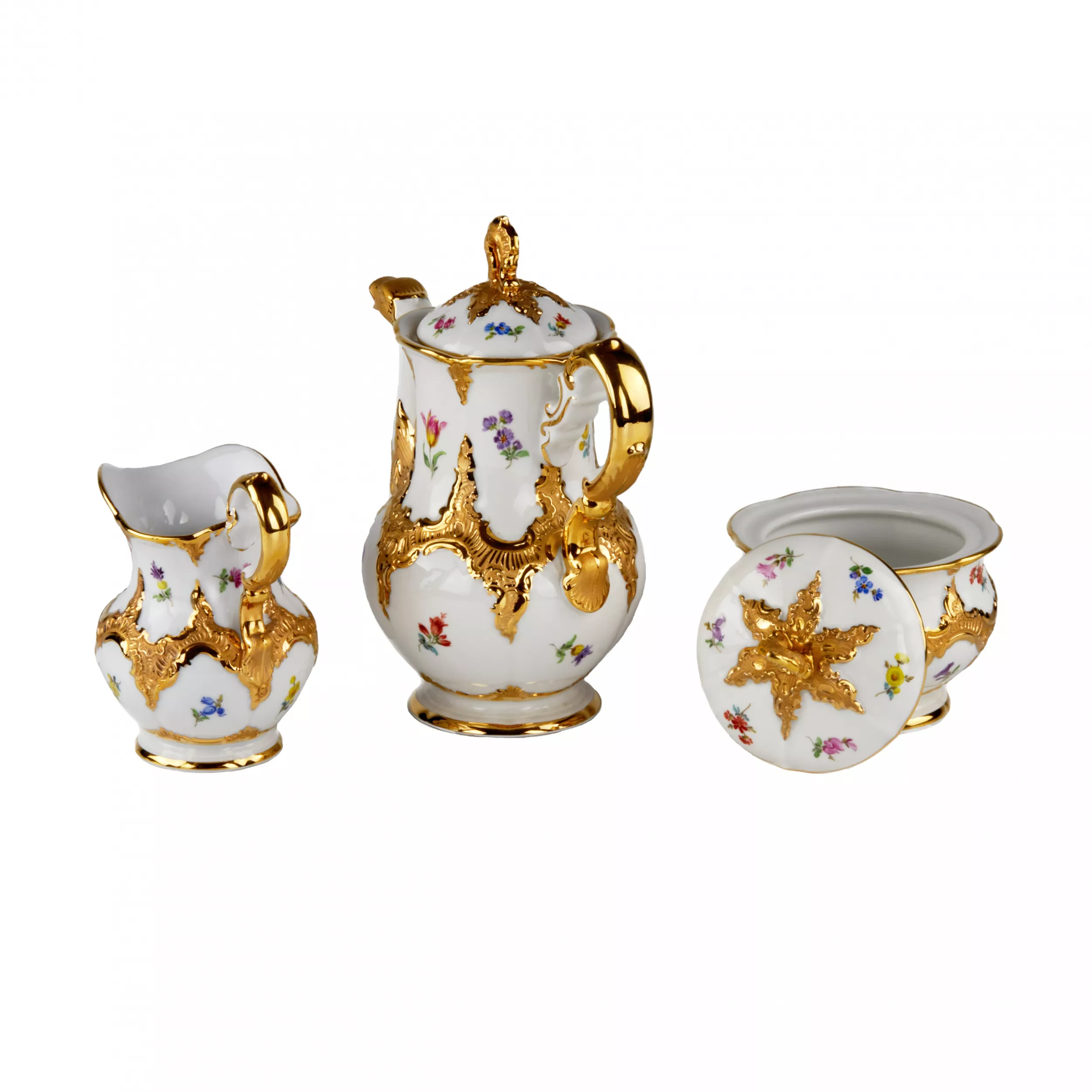 Кофейный сервиз Meissen на 6 персон.