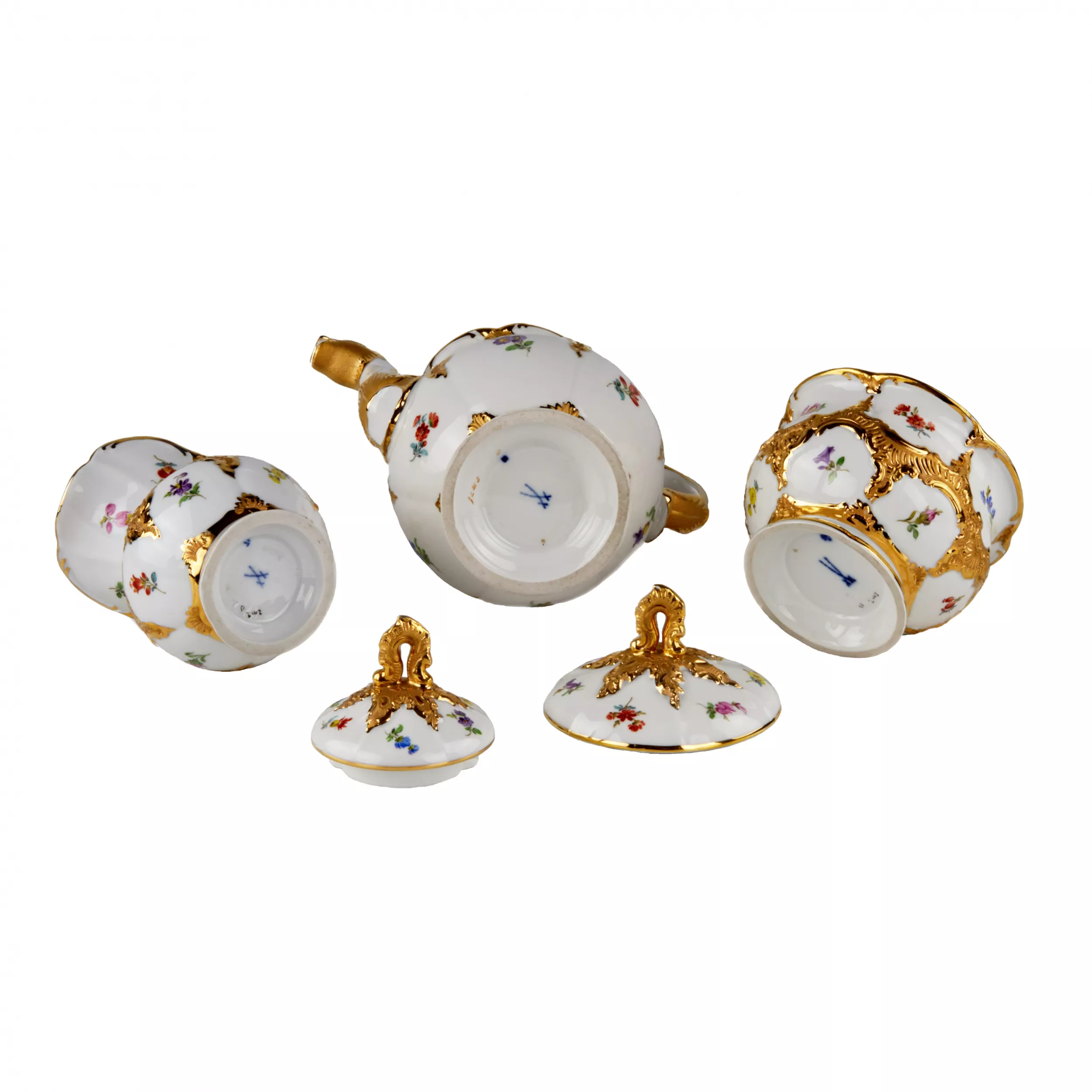 Кофейный сервиз Meissen на 6 персон.