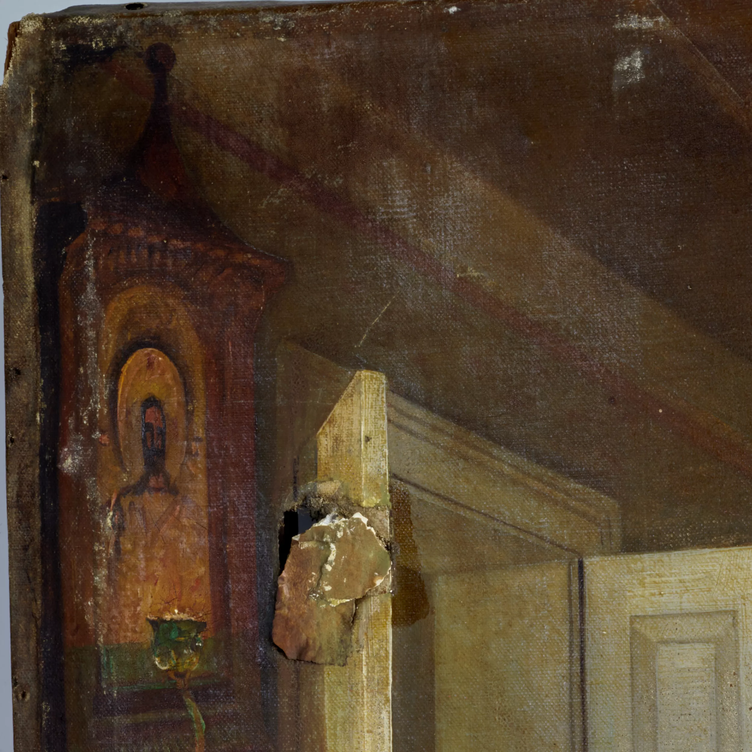Peinture Slavilshchiki-policiers. L. Solomatkine. 