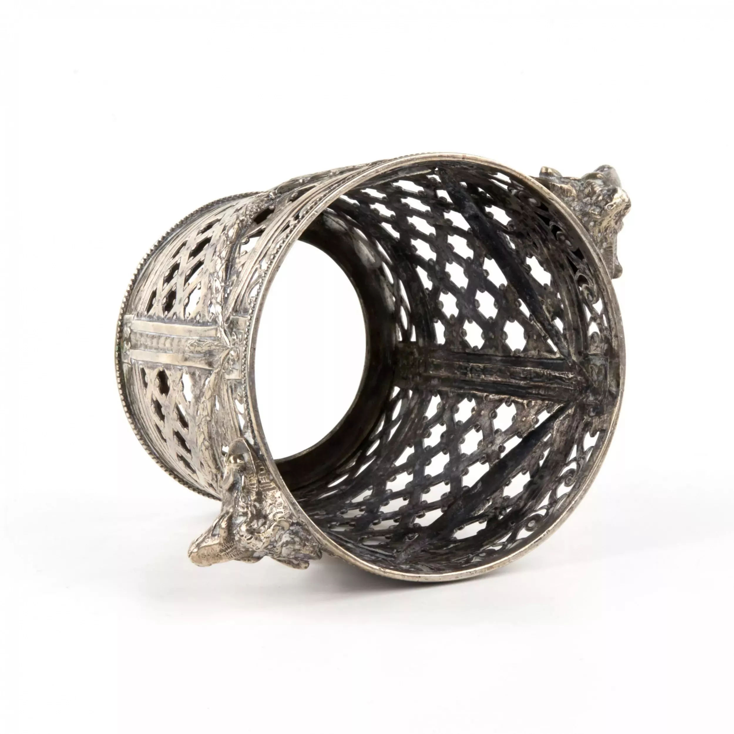 Серебряное кашпо для цветов. Schwarz & Steiner. Вена, 1902-1918 гг.  