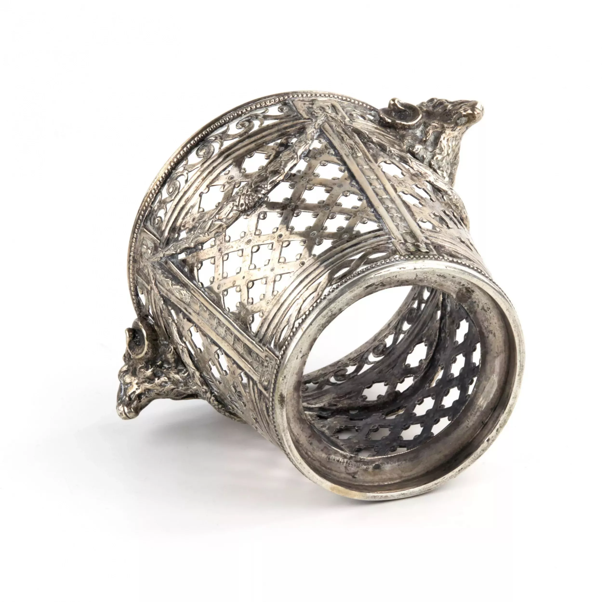 Серебряное кашпо для цветов. Schwarz & Steiner. Вена, 1902-1918 гг.  