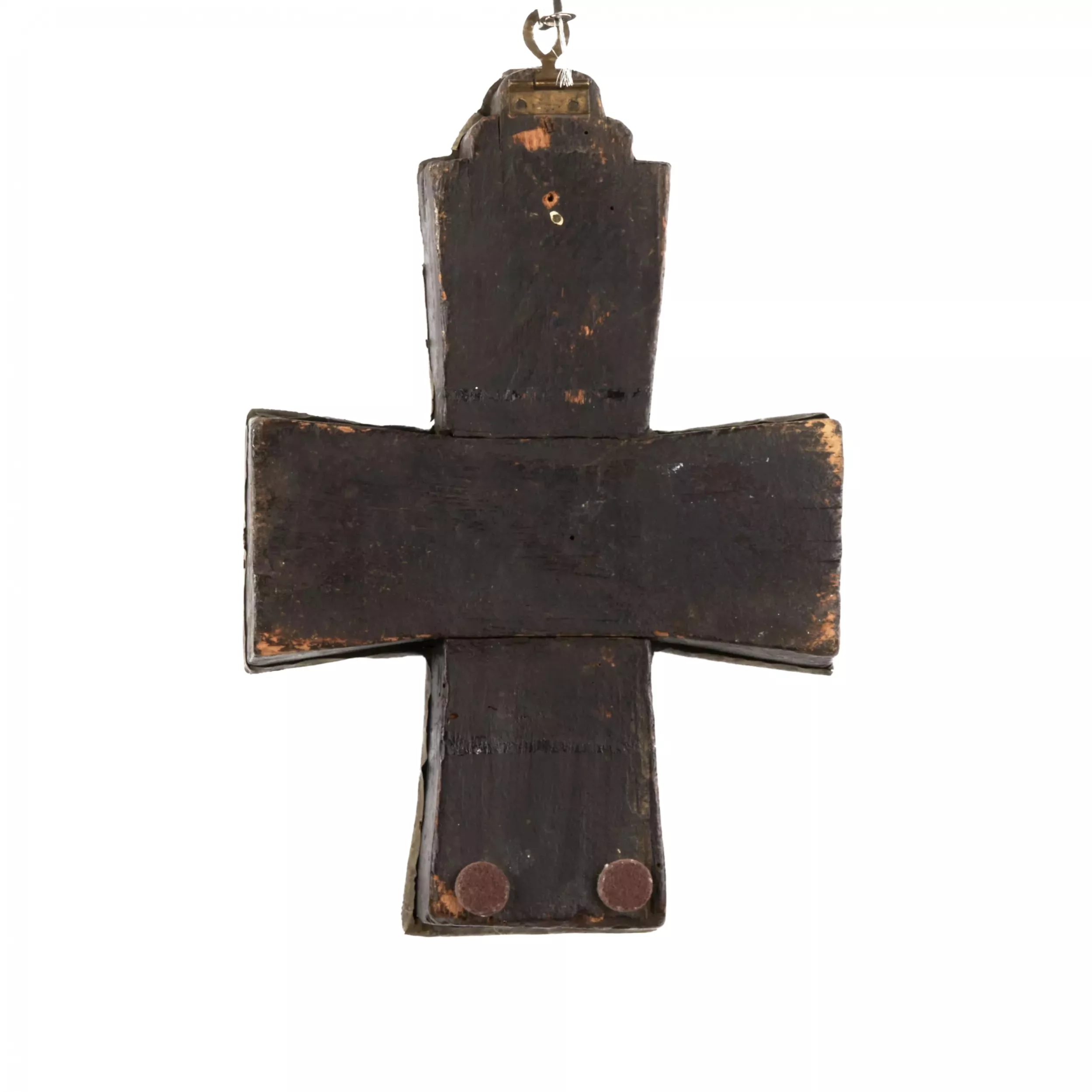 Lantique Crucifixion du Sauveur - Calvaire avec ceux à venir. Russie. Fin XVIIe - debut XVIIIe siècles 